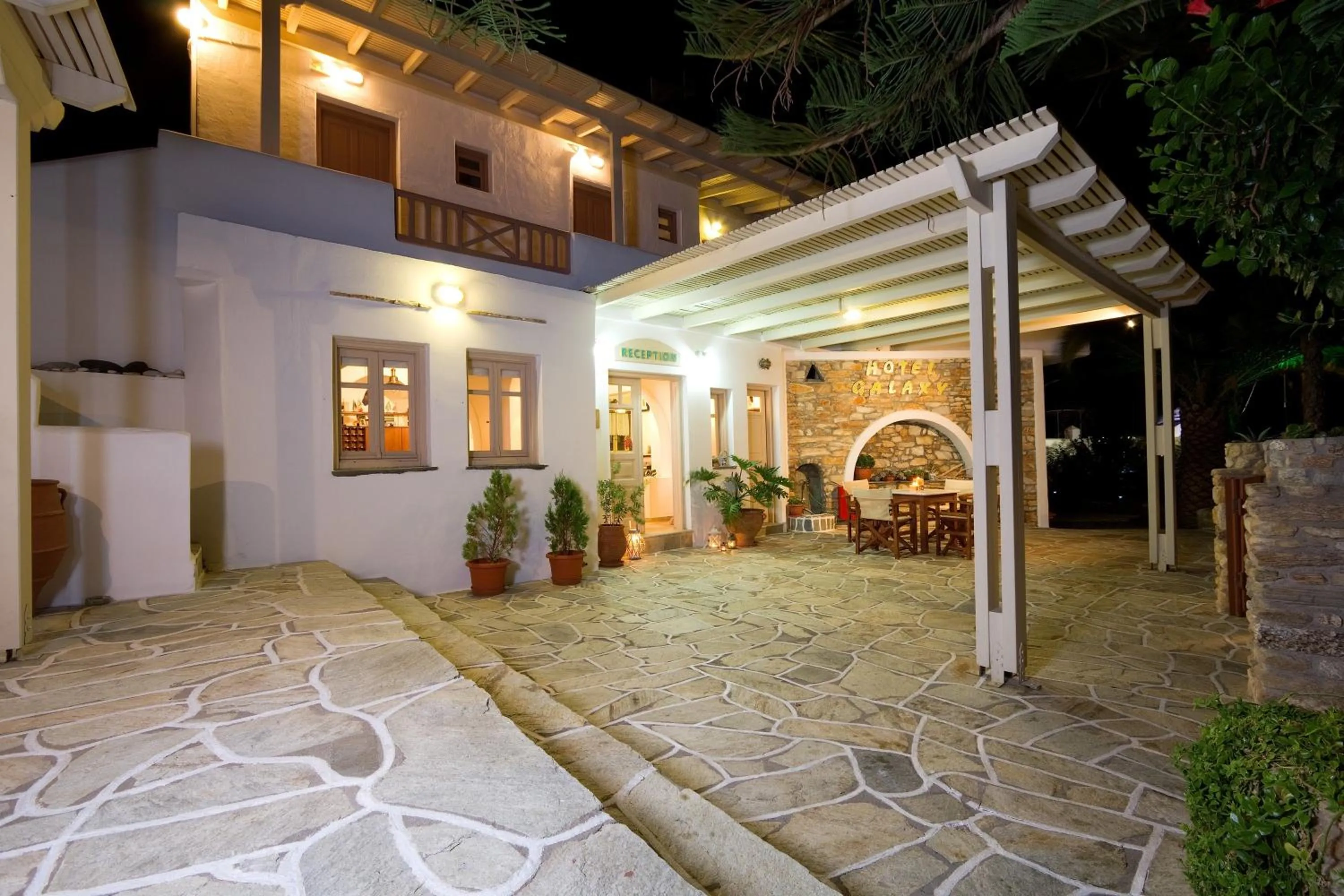 Facade/entrance in Galaxy Hotel