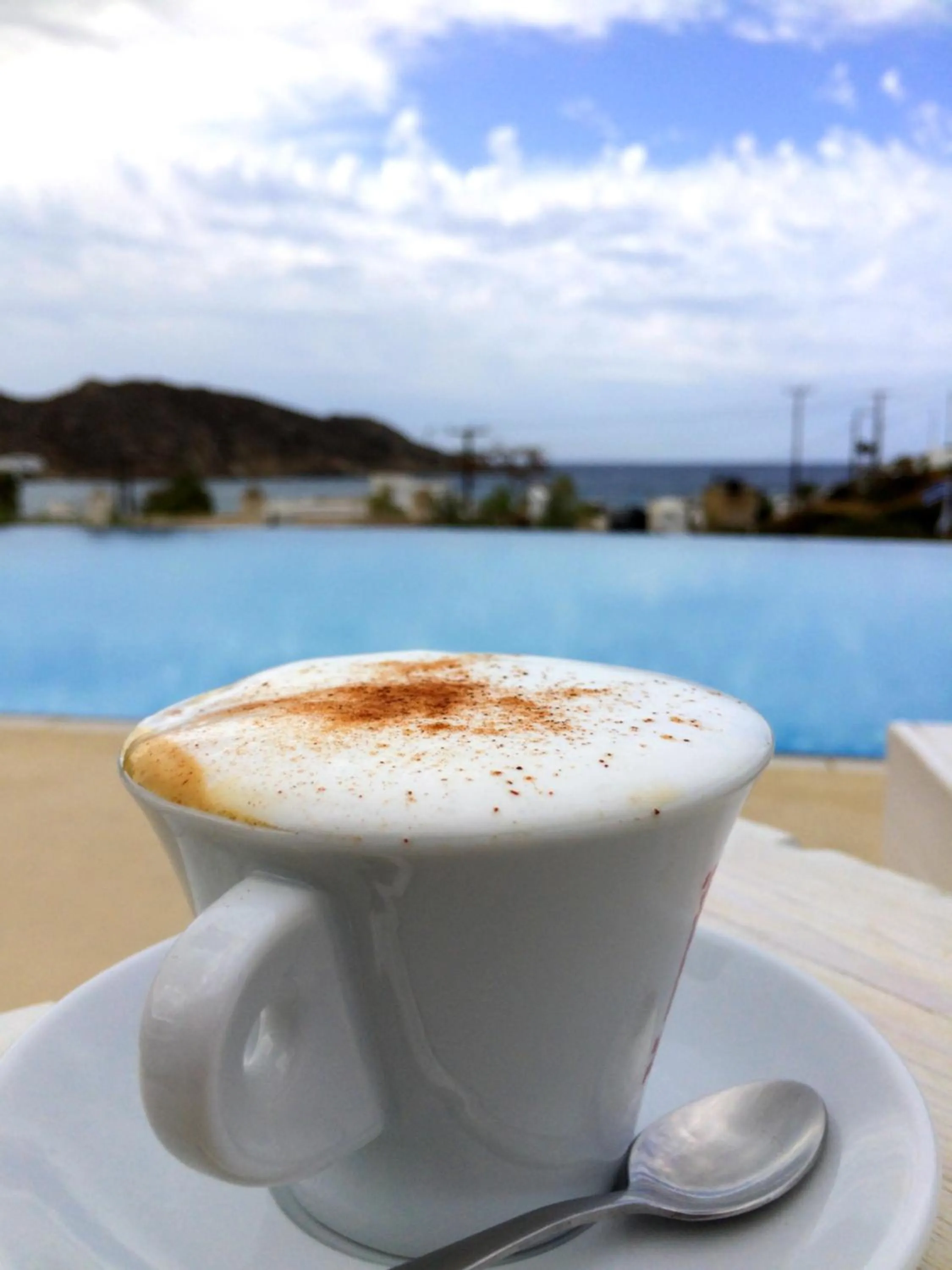 Pool view in Galaxy Hotel