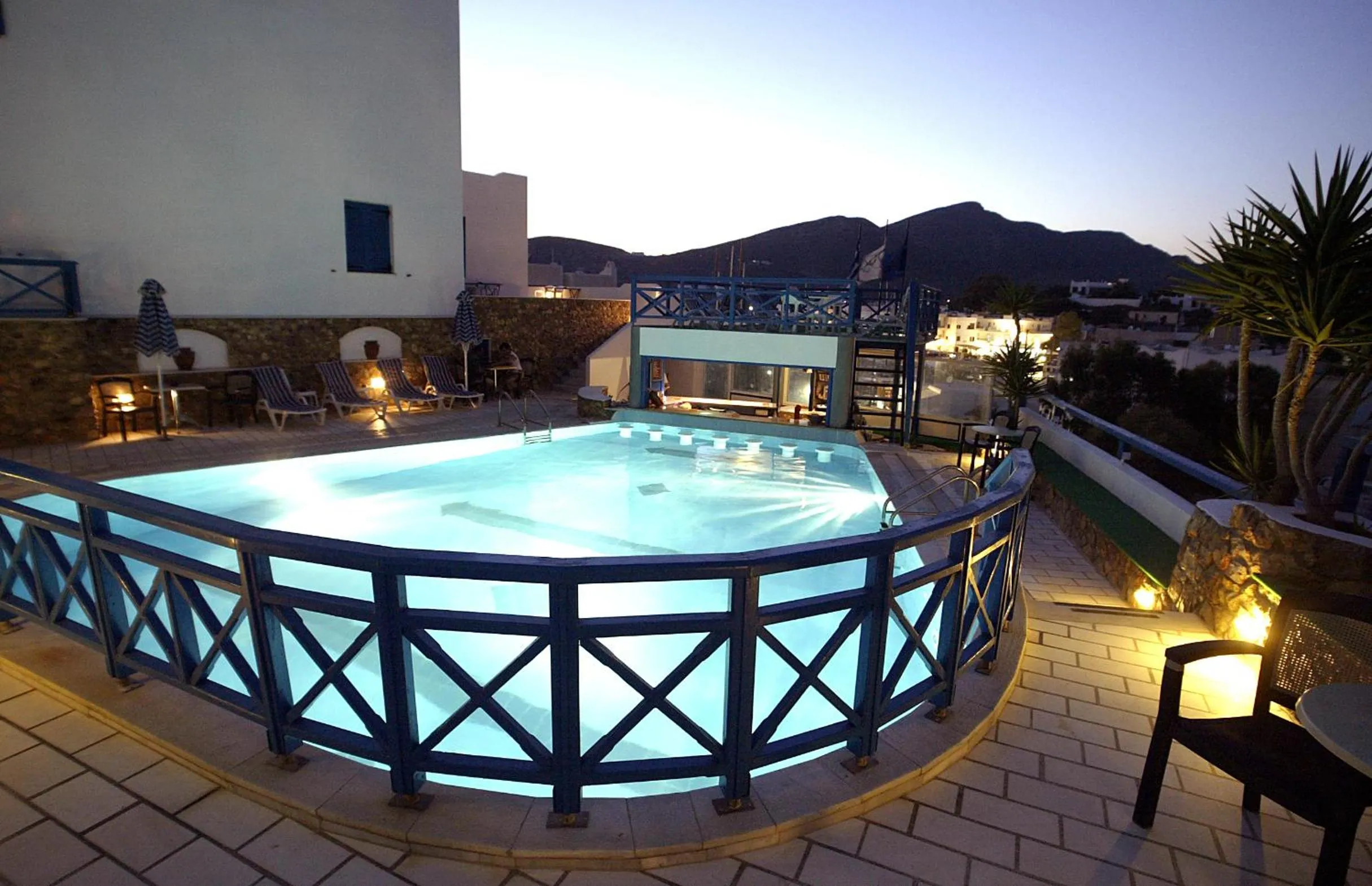Balcony/Terrace in Poseidon Hotel