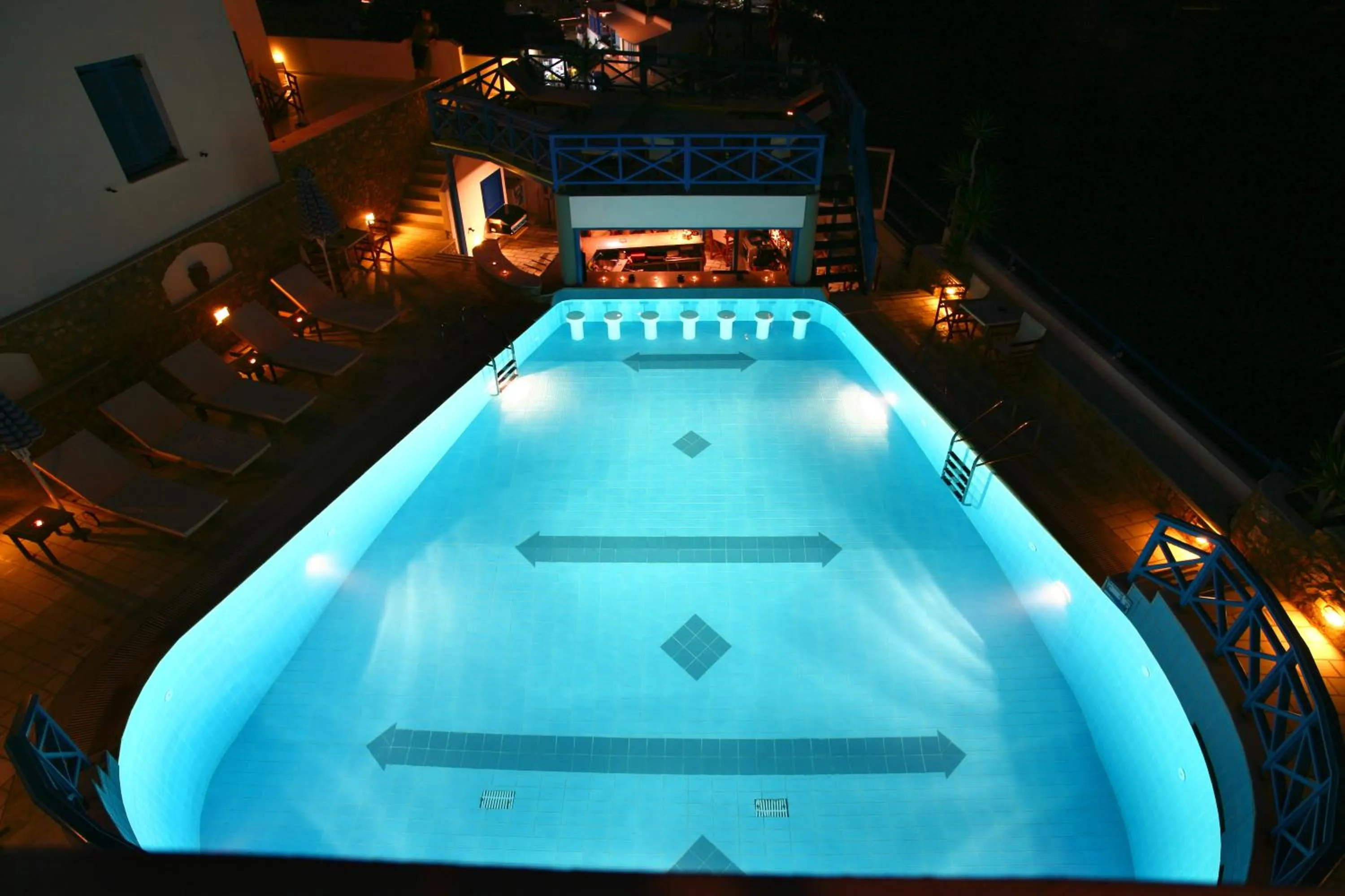 Balcony/Terrace in Poseidon Hotel