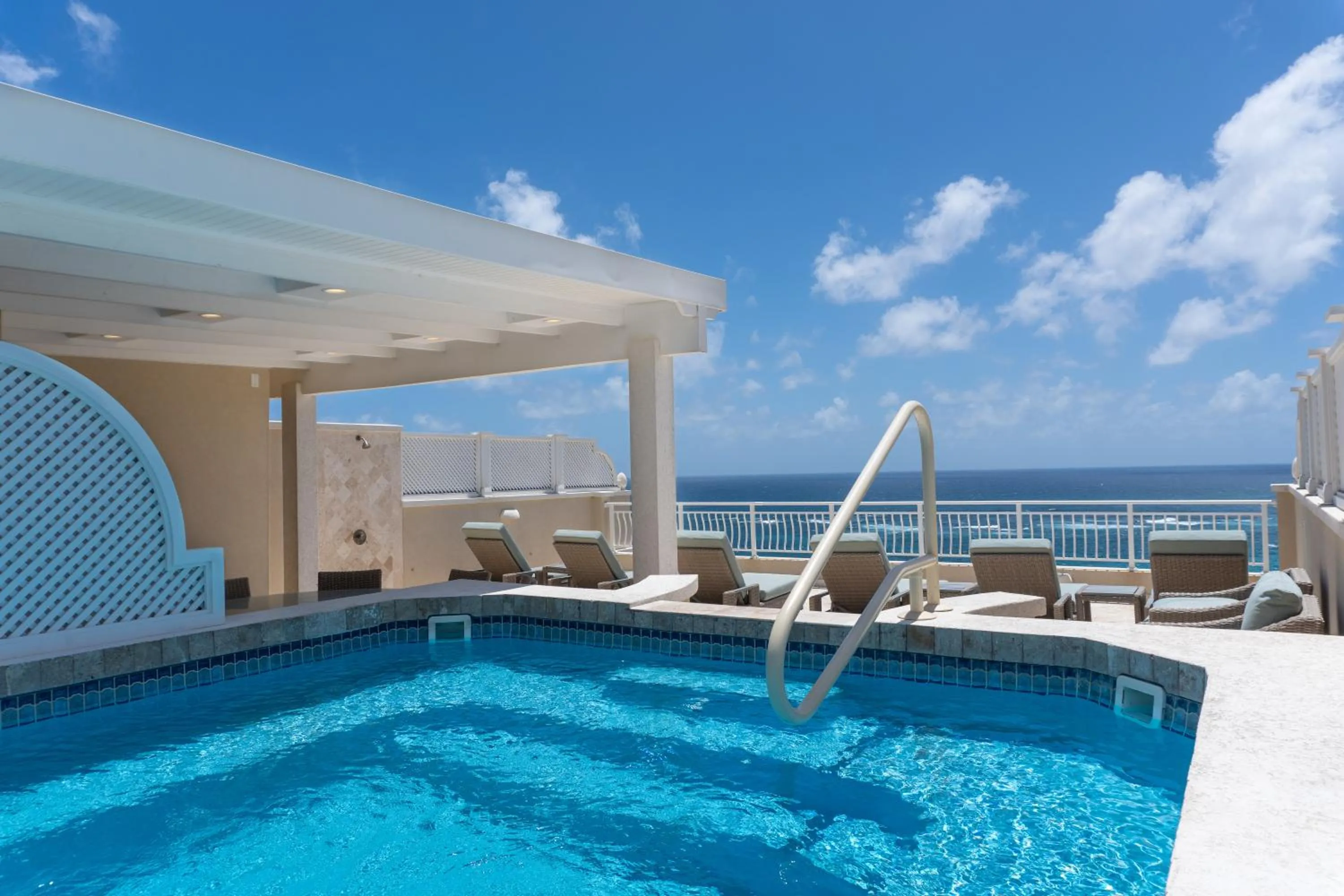 Pool view in The Crane Resort