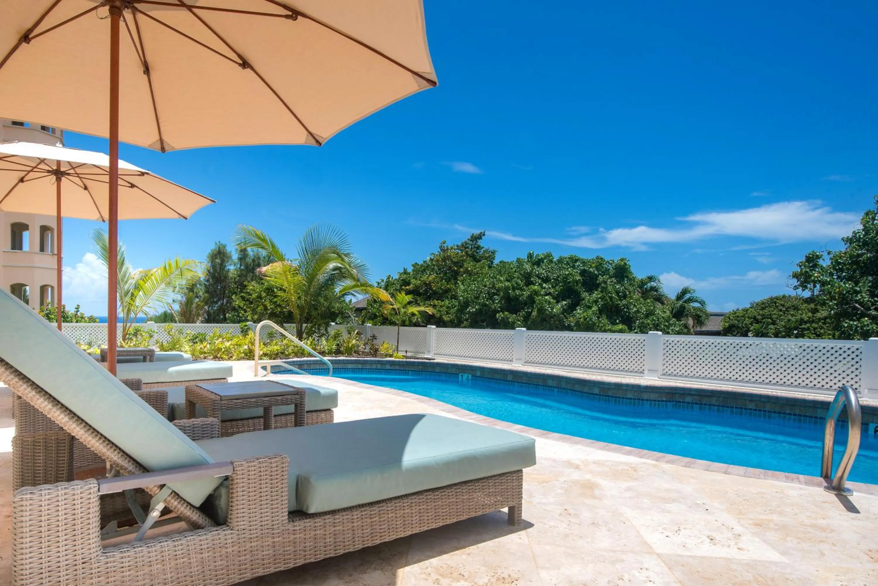 Pool view in The Crane Resort