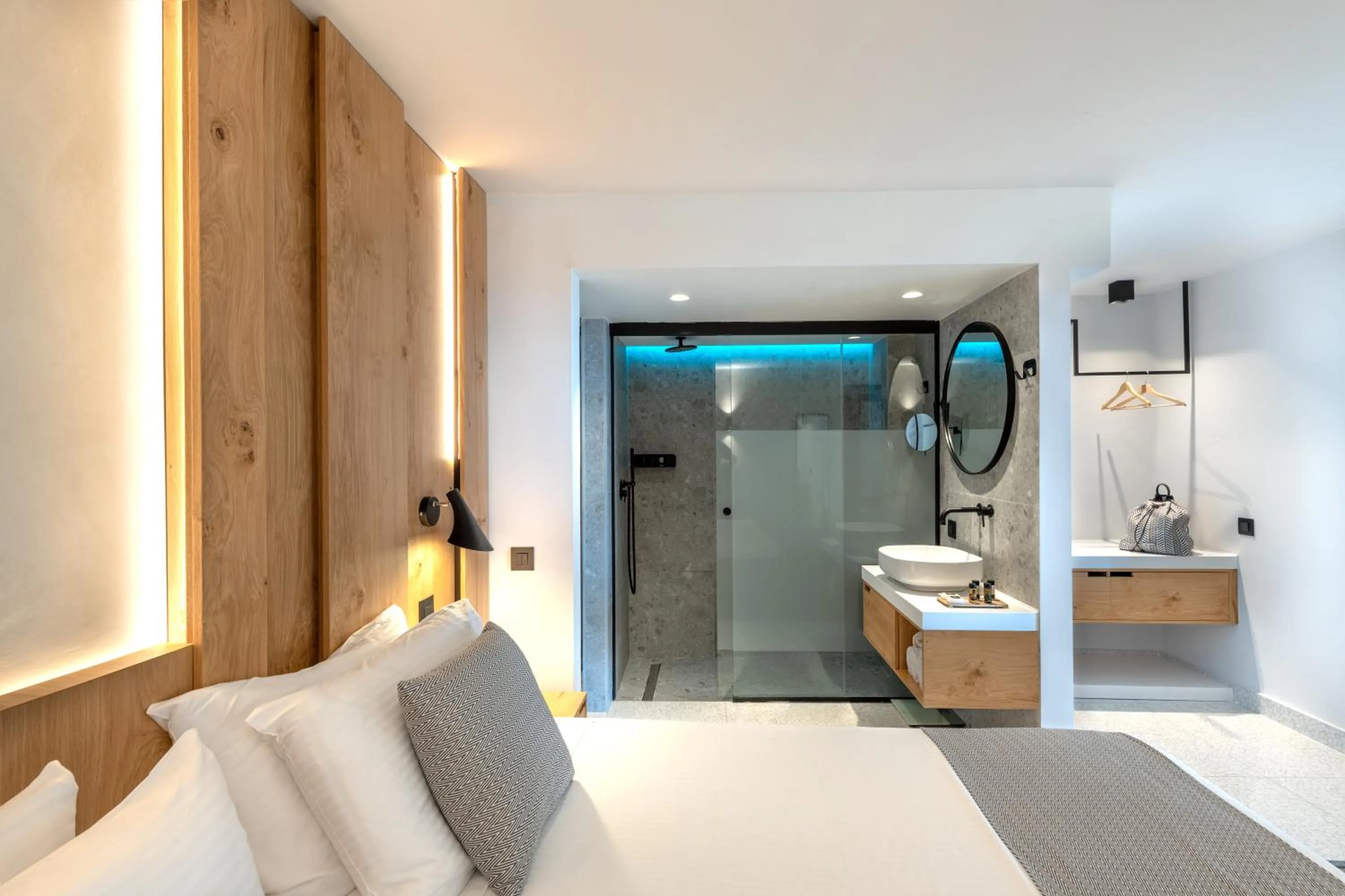 Bedroom, Bed in Ikaros Beach, Luxury Resort & Spa - Adults Only