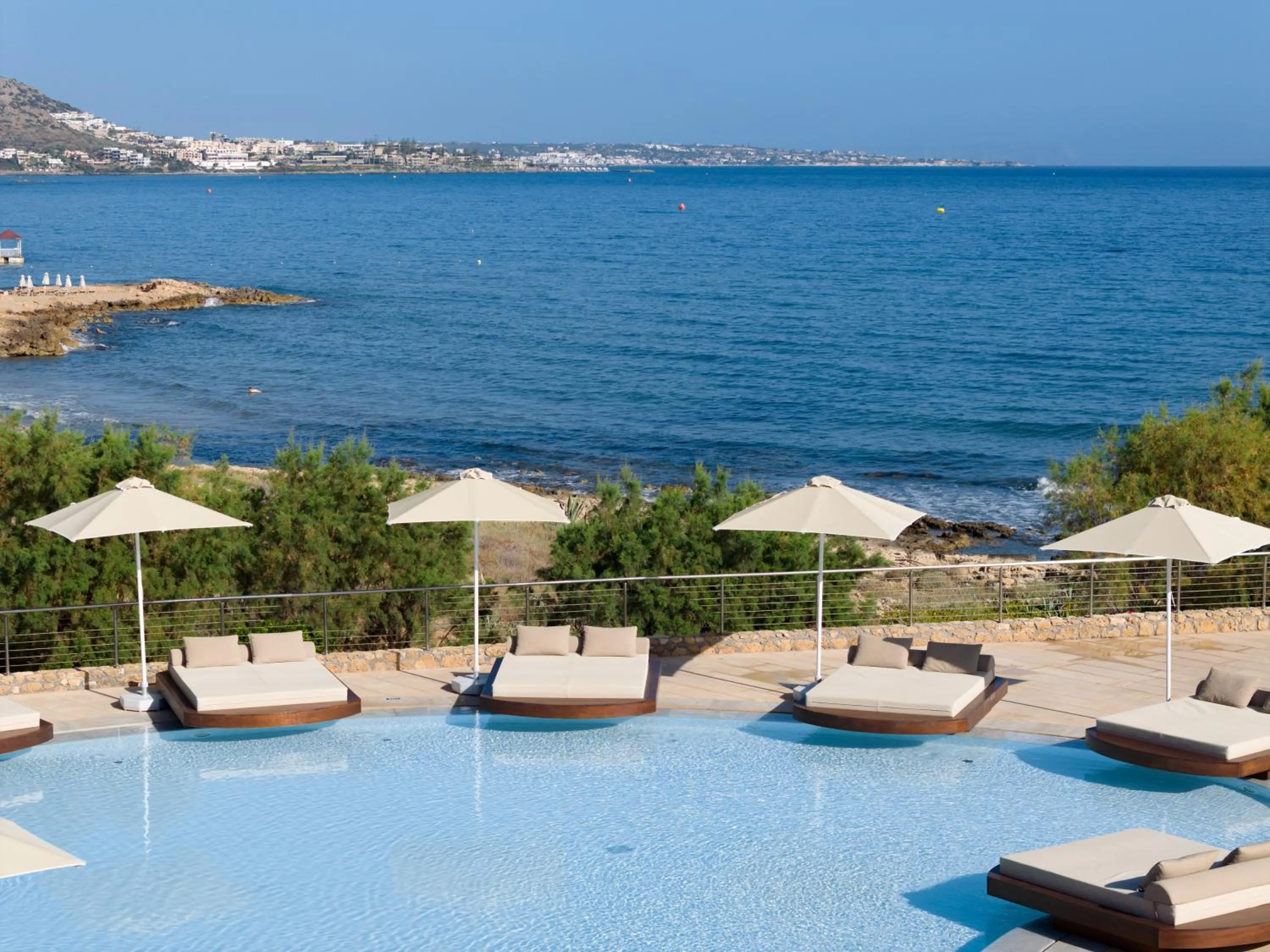 Pool view in Ikaros Beach, Luxury Resort & Spa - Adults Only