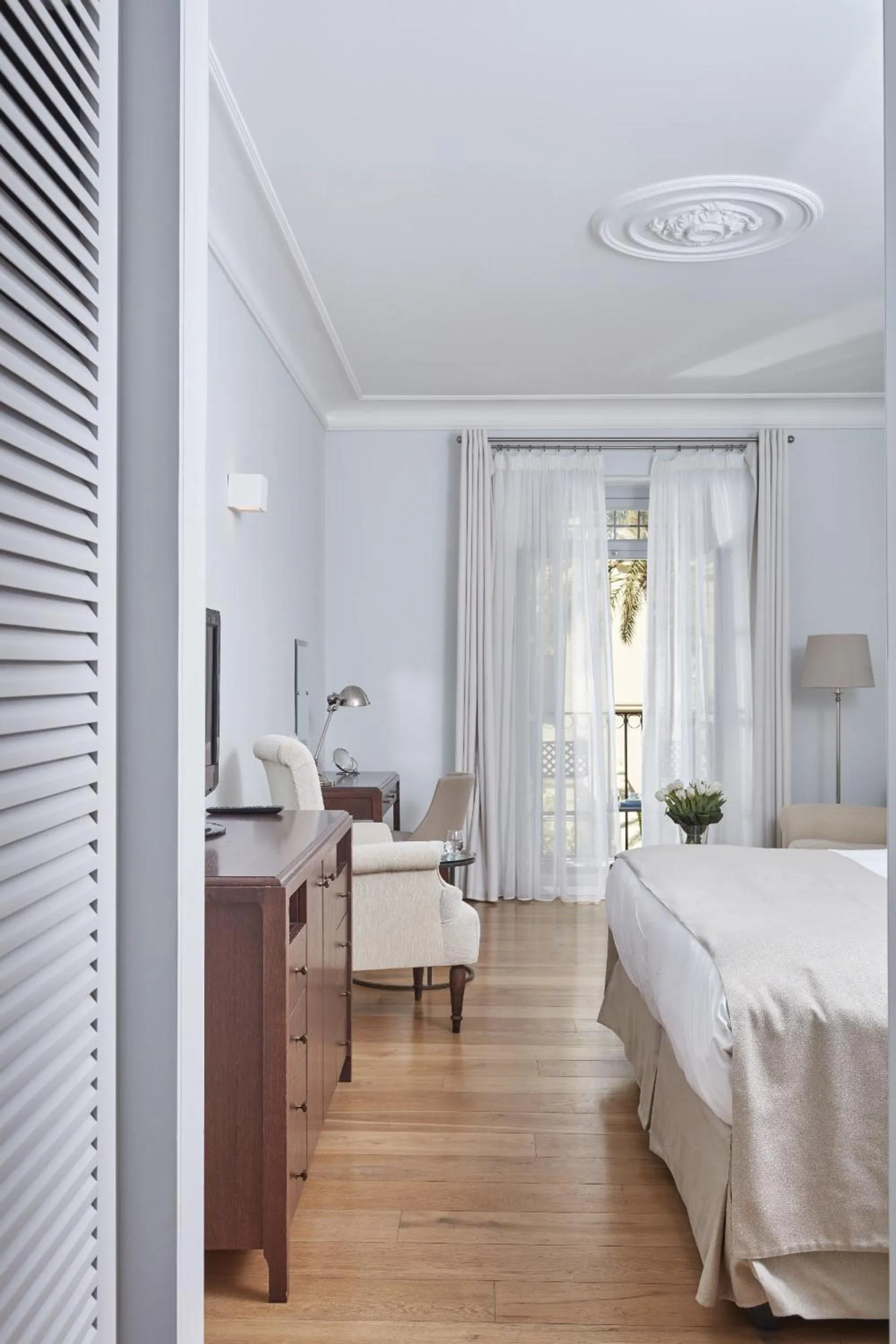 Photo of the whole room, Bed in Poseidonion Grand Hotel