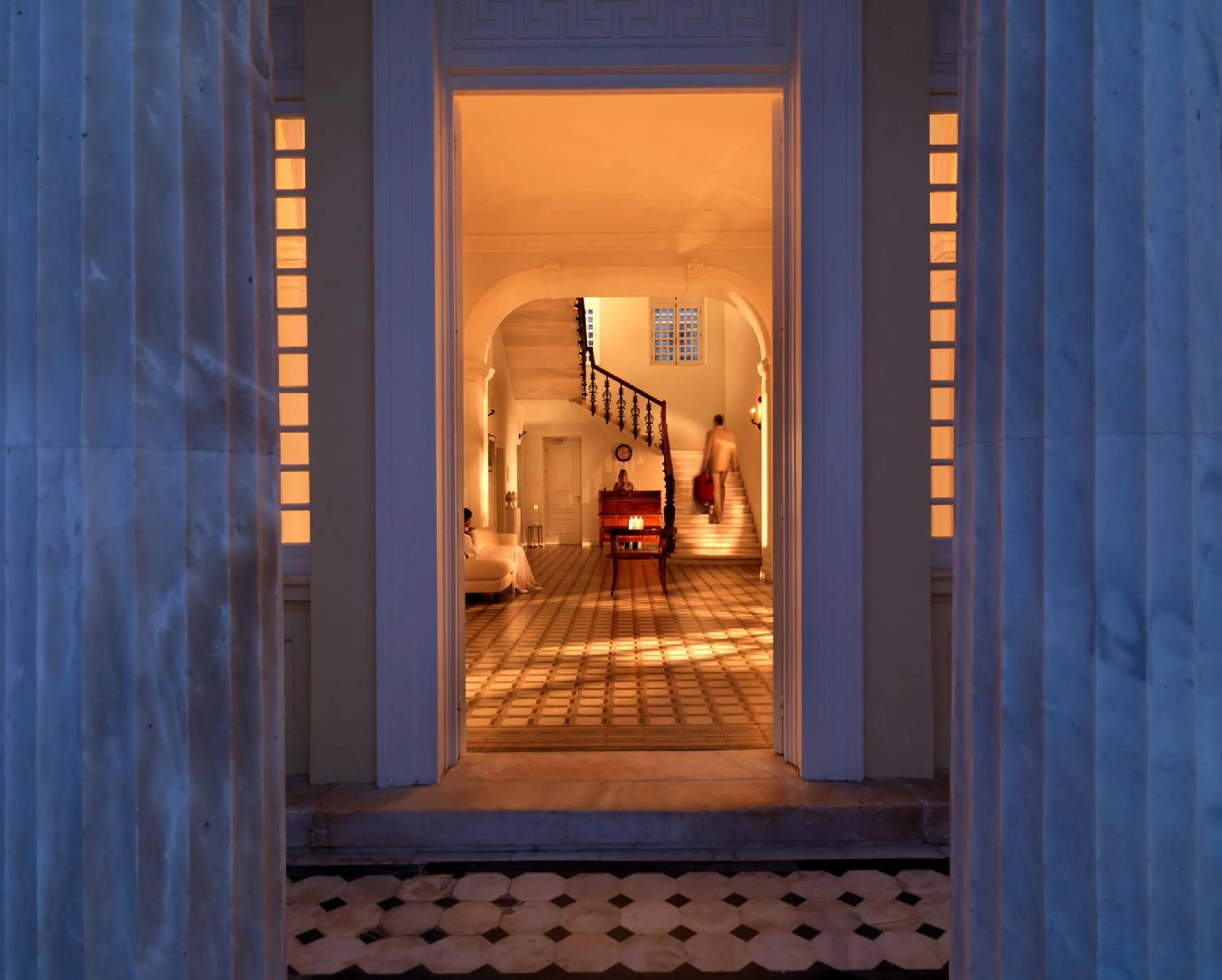 Facade/entrance in Poseidonion Grand Hotel