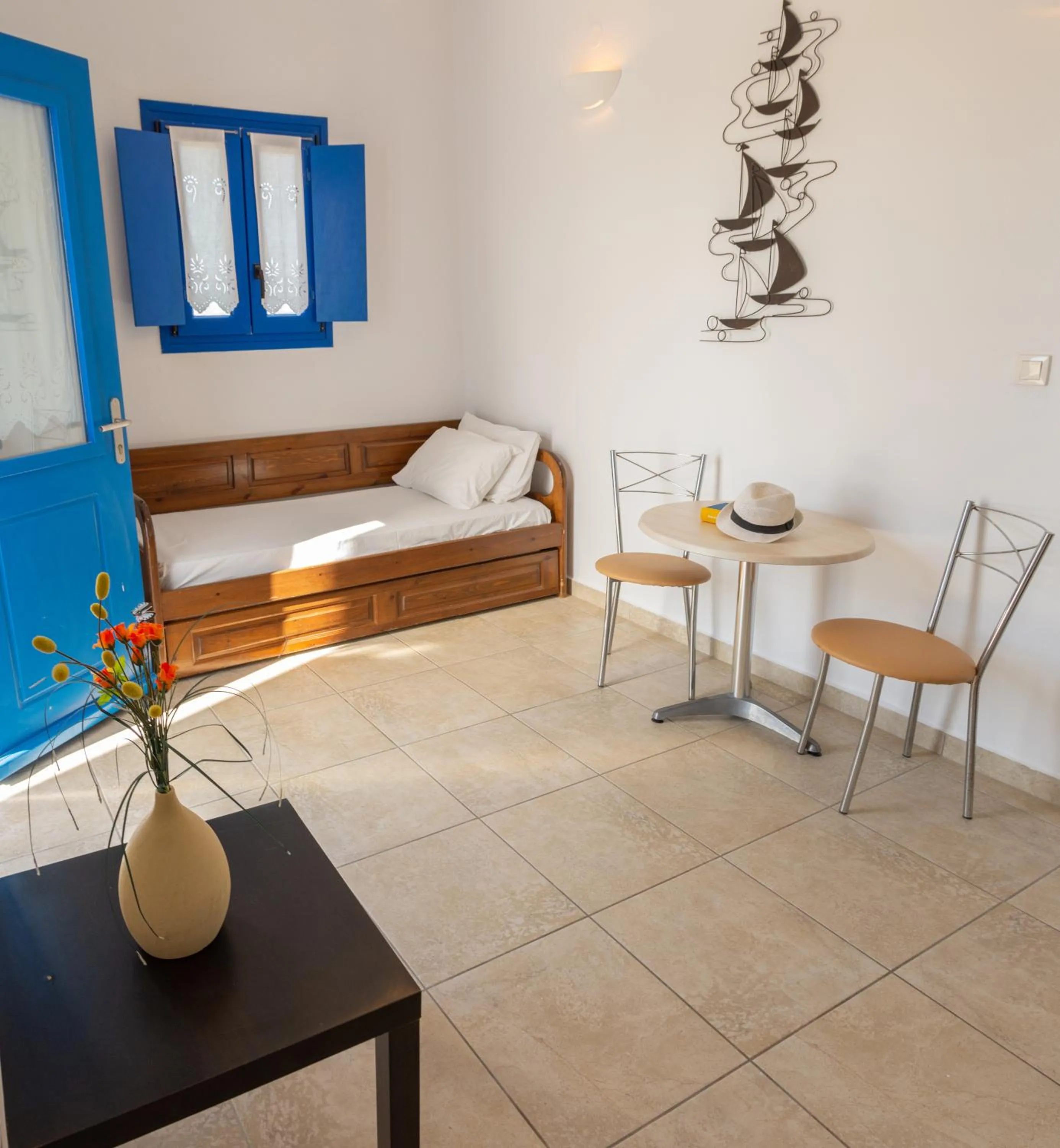 Seating area in Fragoulis Village