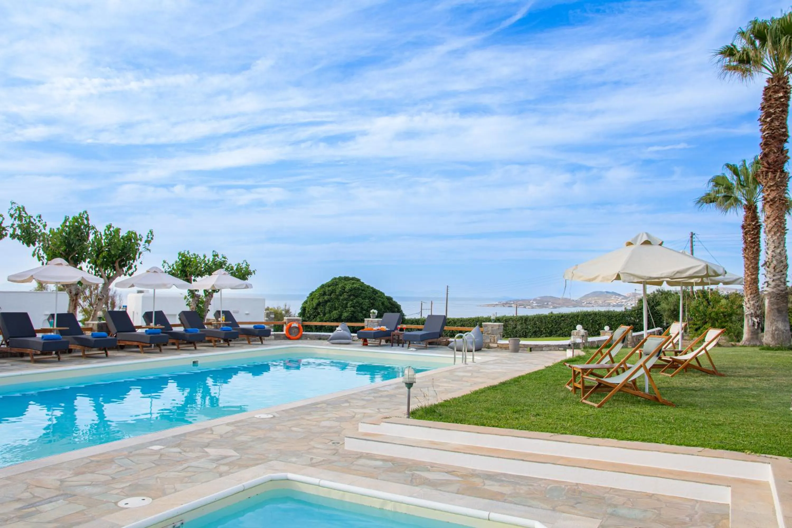 Pool view in Fragoulis Village