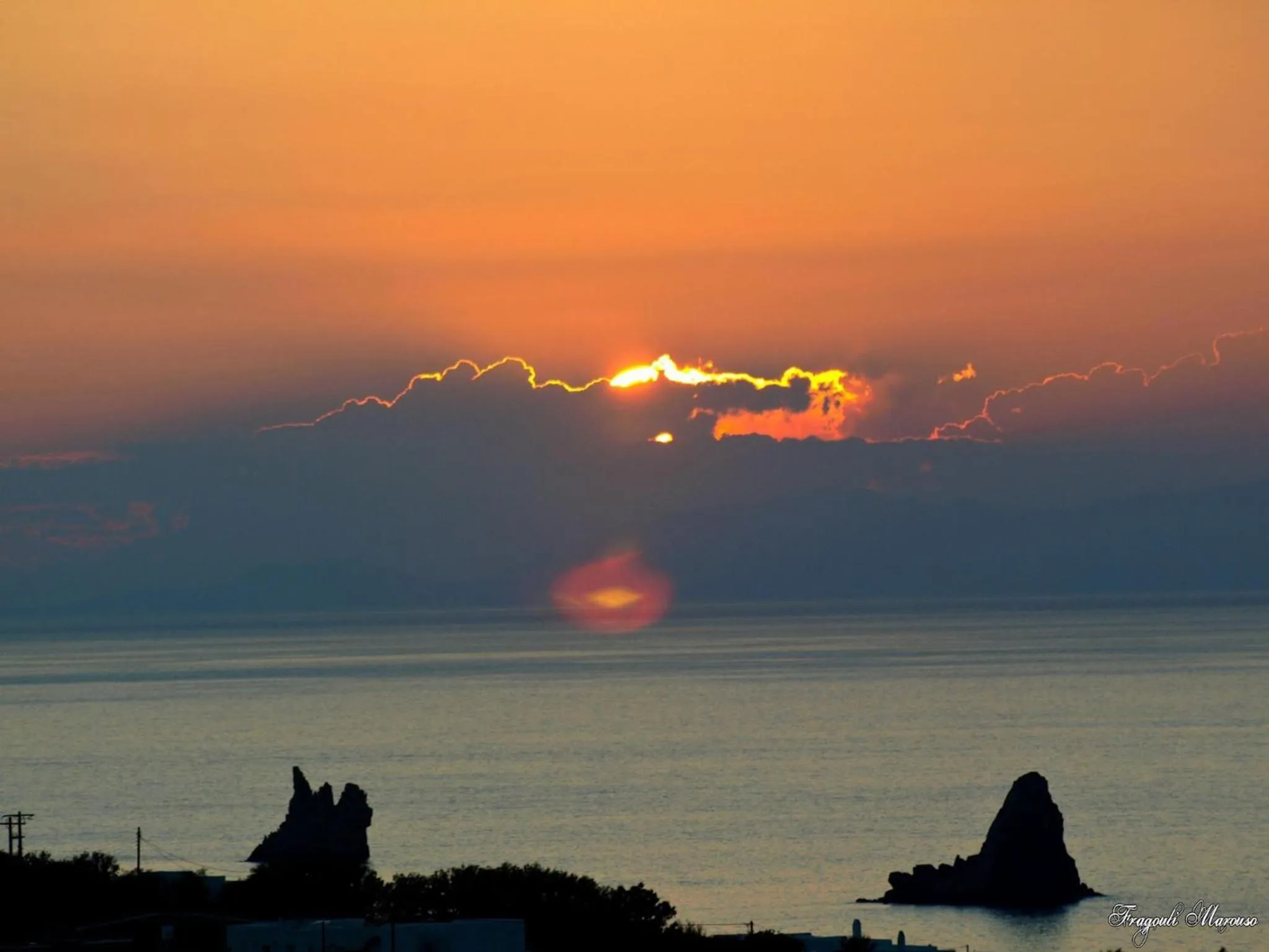 Sunset in Fragoulis Village