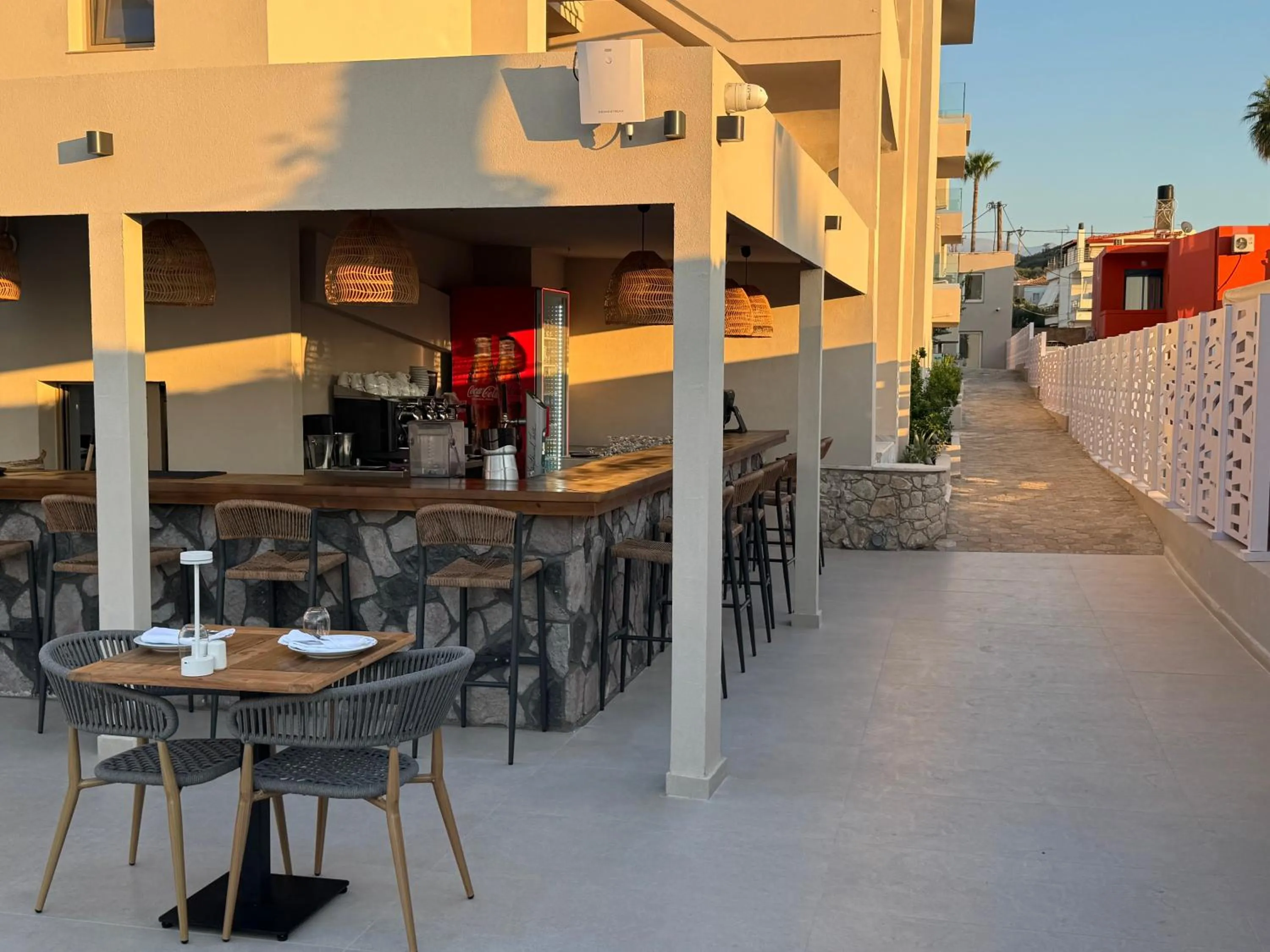 Restaurant/places to eat in Τhe Noverian Antama Organic Beach Resort Chania