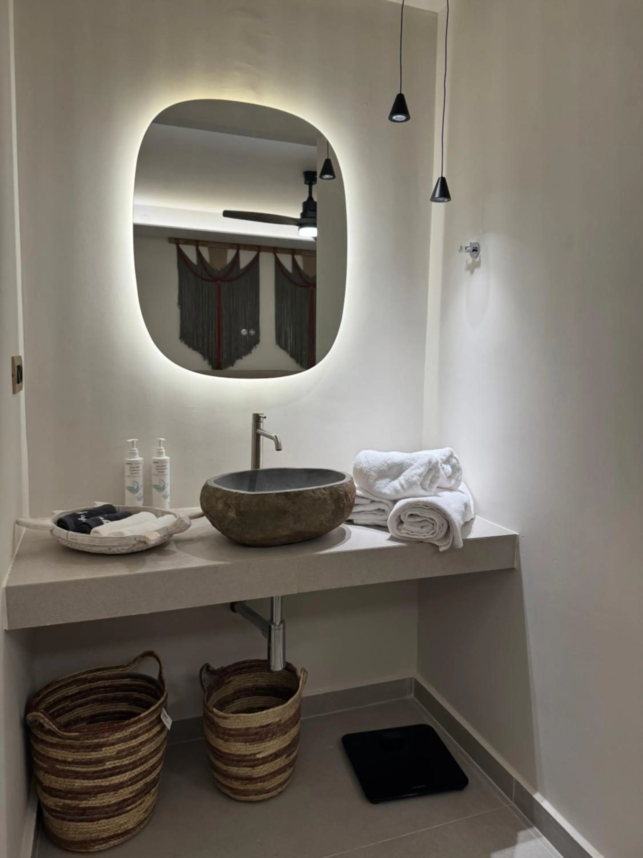 Bedroom in Τhe Noverian Antama Organic Beach Resort Chania