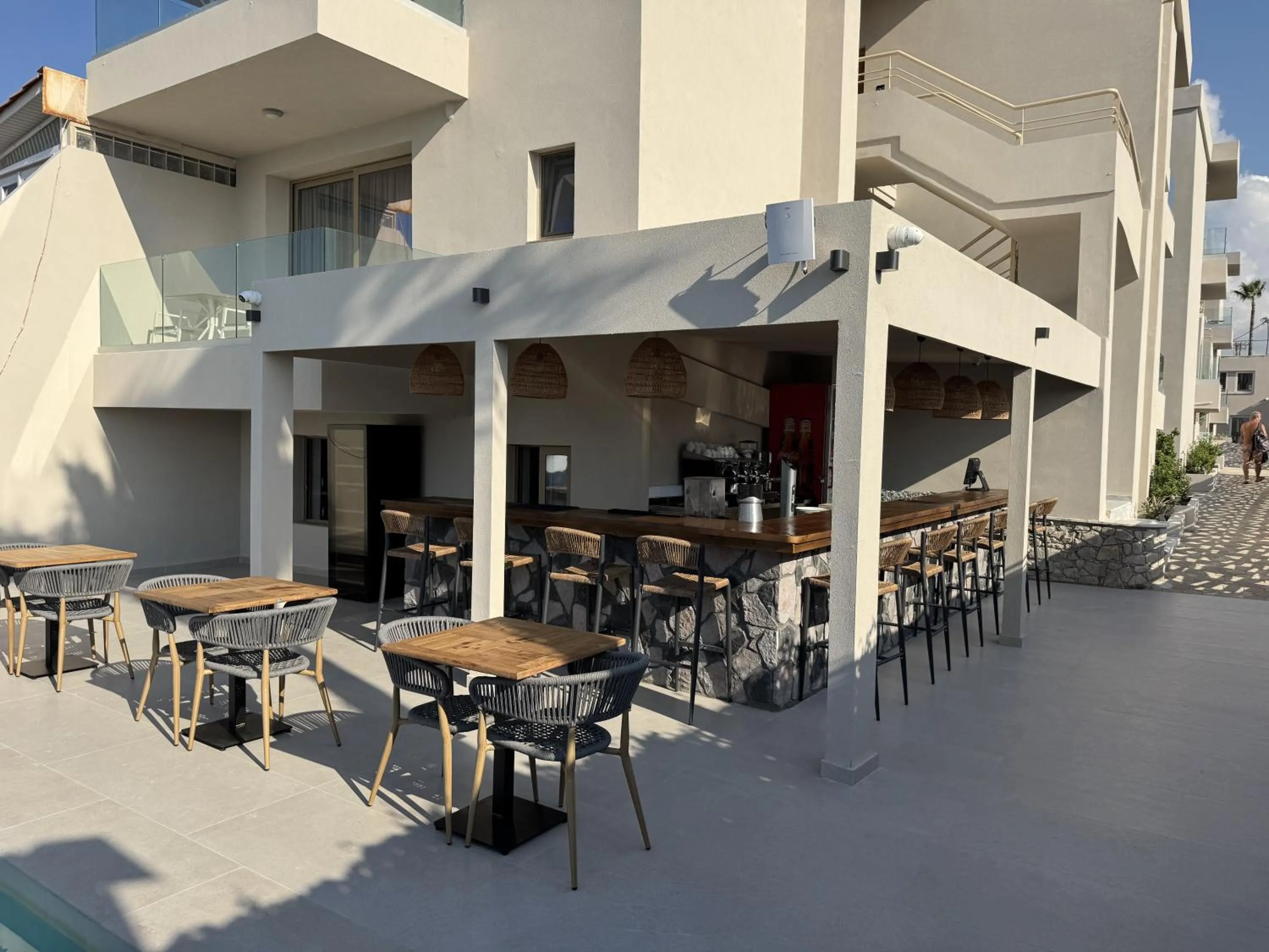 Lounge or bar in Τhe Noverian Antama Organic Beach Resort Chania