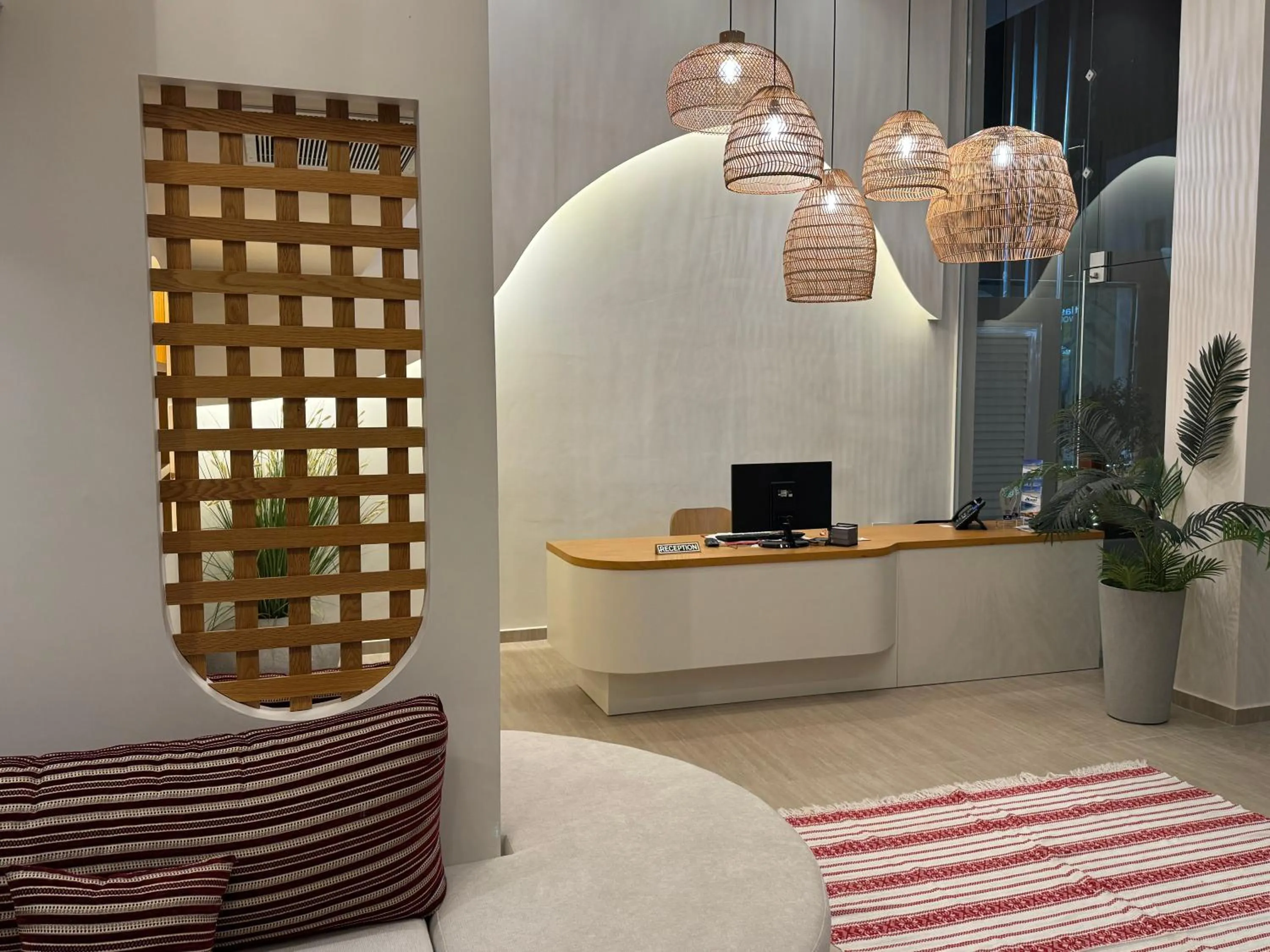 Lobby or reception in Τhe Noverian Antama Organic Beach Resort Chania