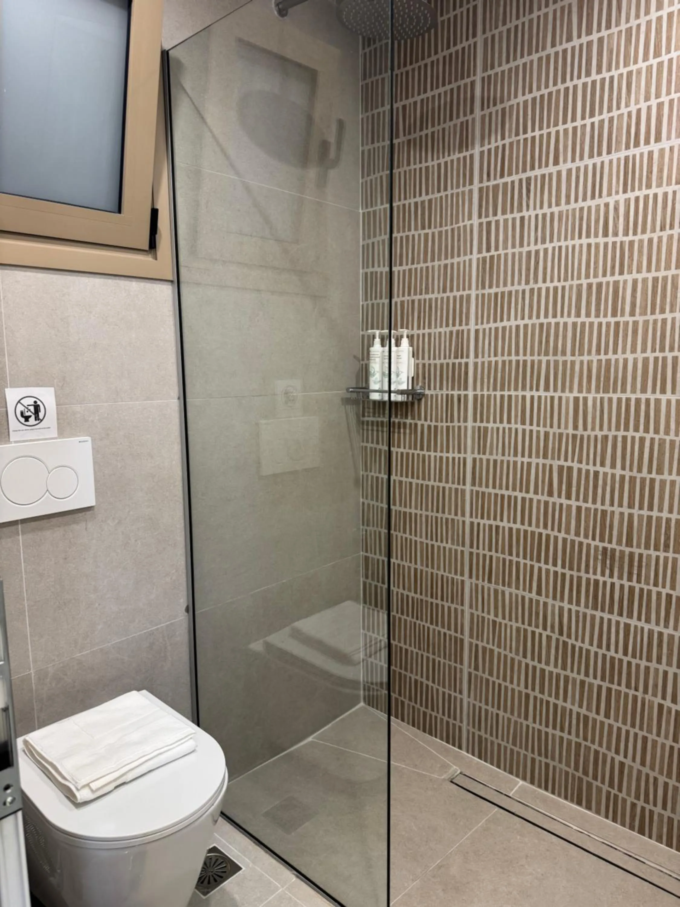 Bathroom in Τhe Noverian Antama Organic Beach Resort Chania