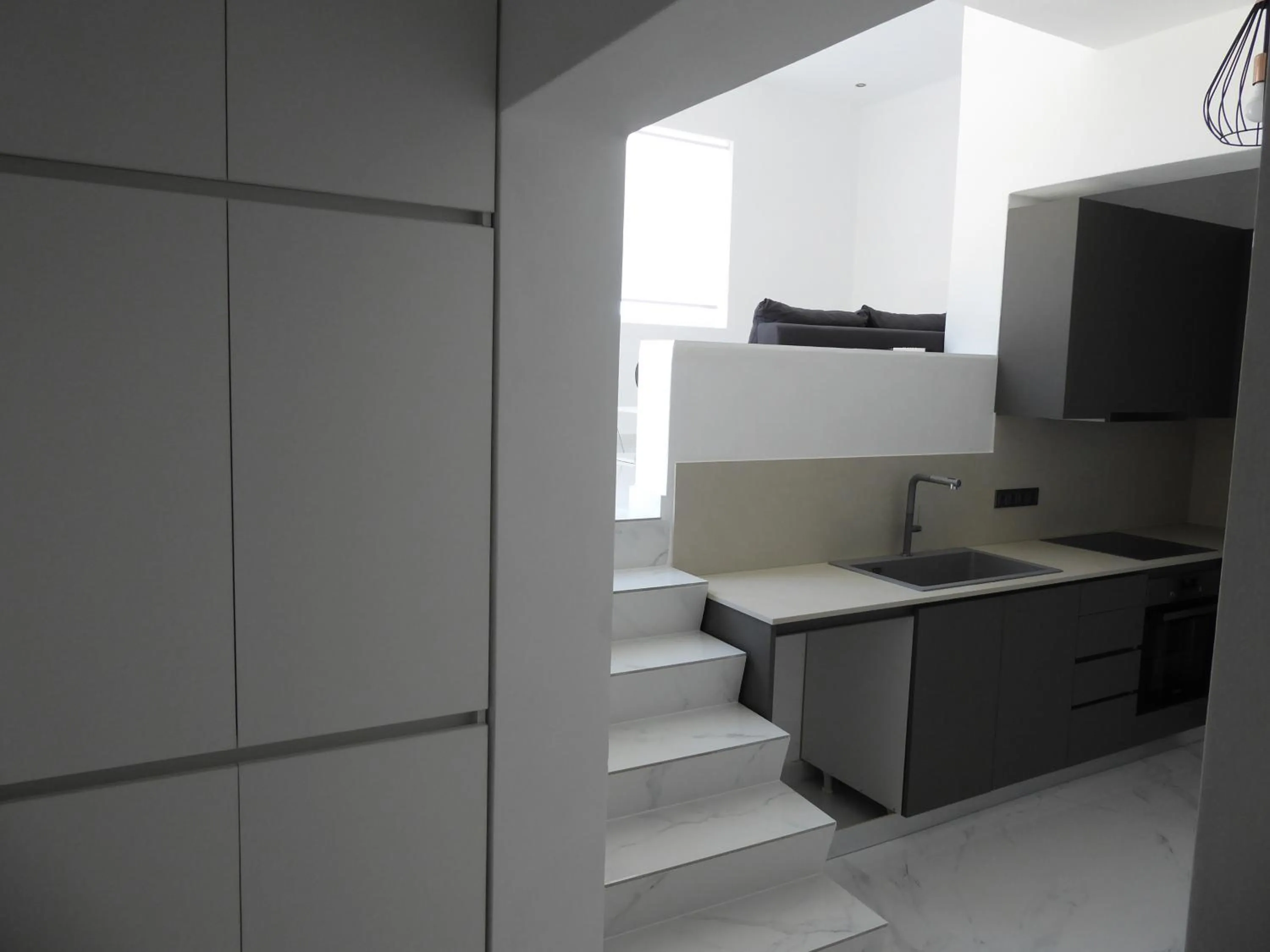 Kitchen or kitchenette in Skala Sunset Hotel and spa