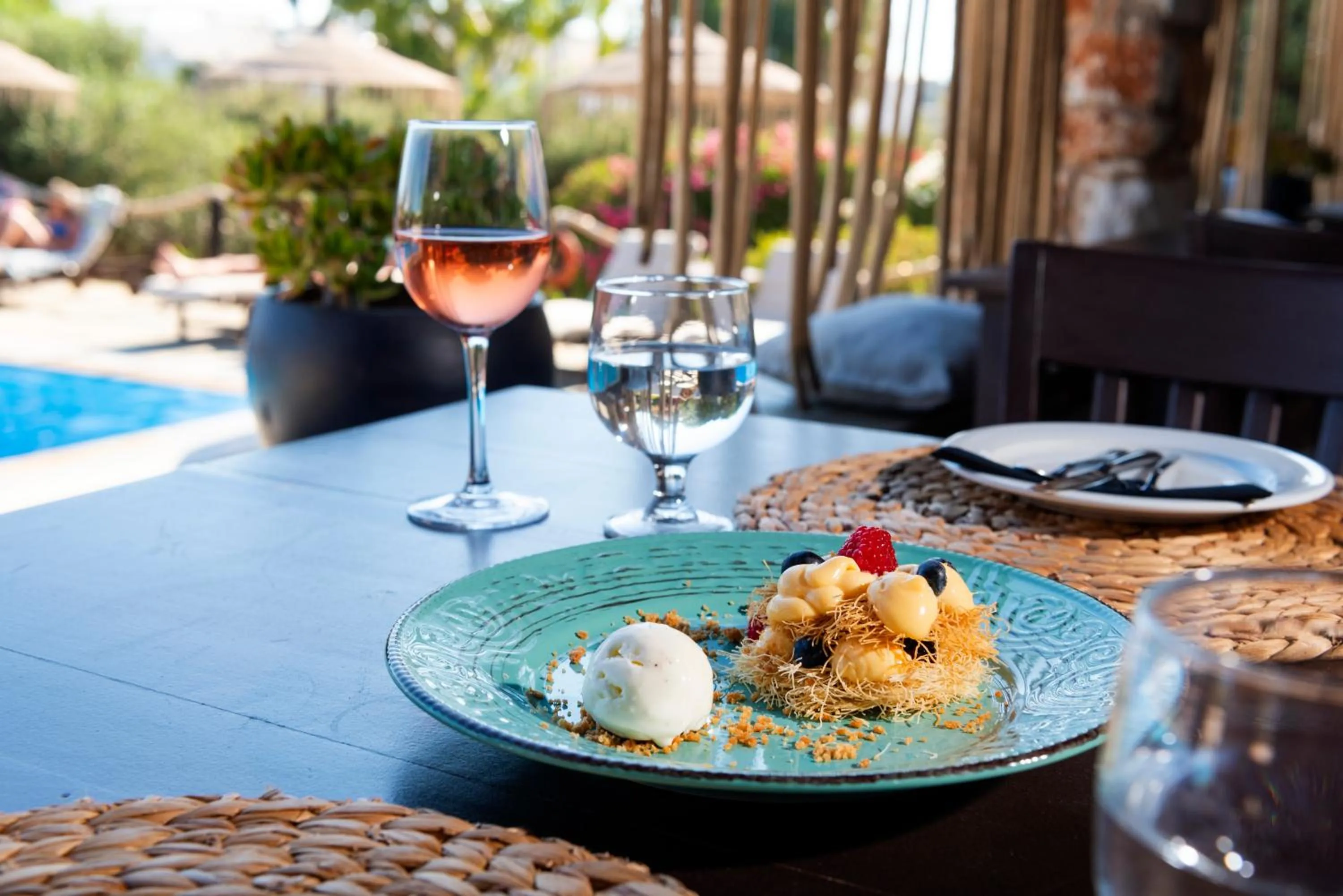 Food close-up in Parosland Hotel