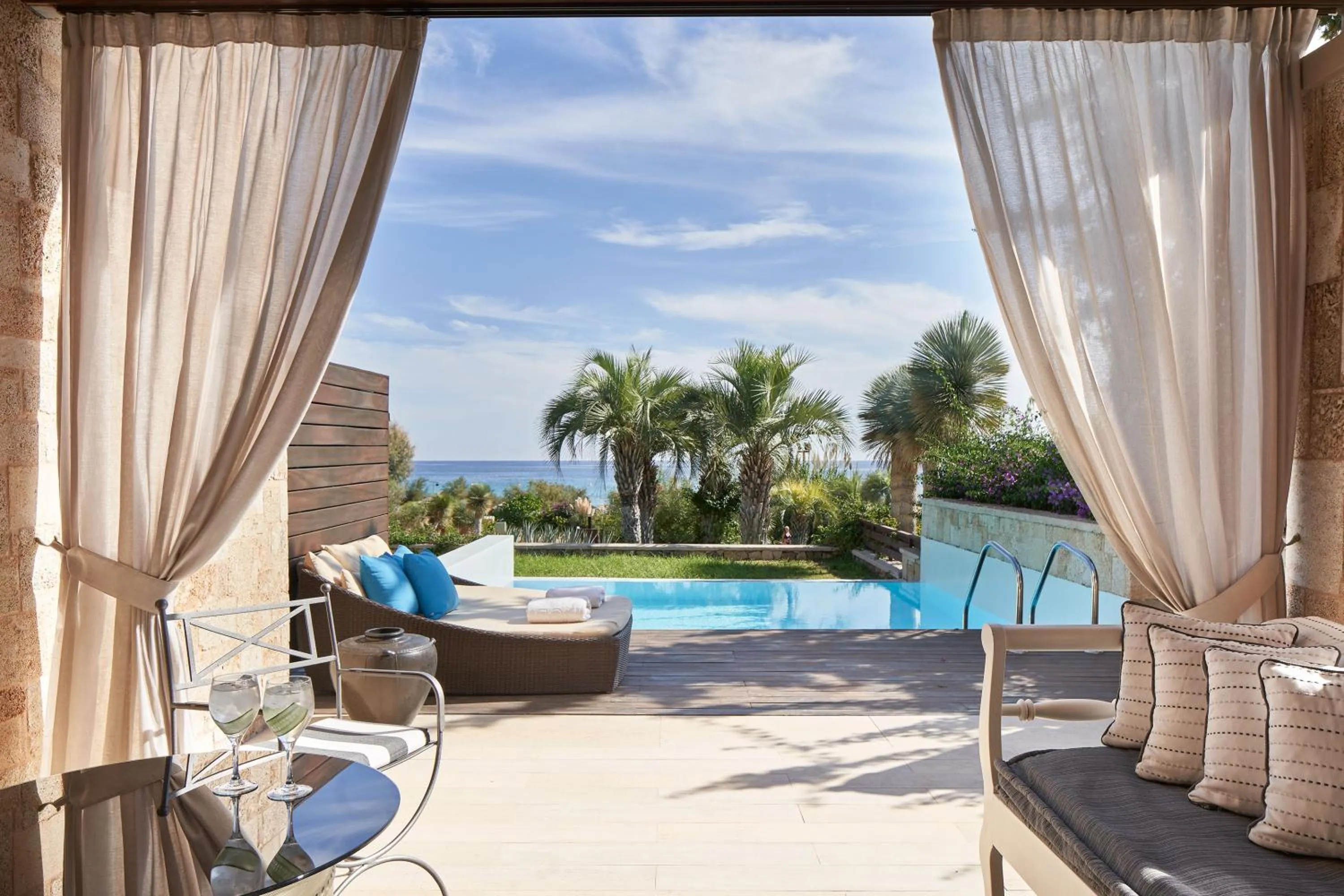 Balcony/Terrace in Aquagrand Artistic Luxury Beach Resort - Adults Only