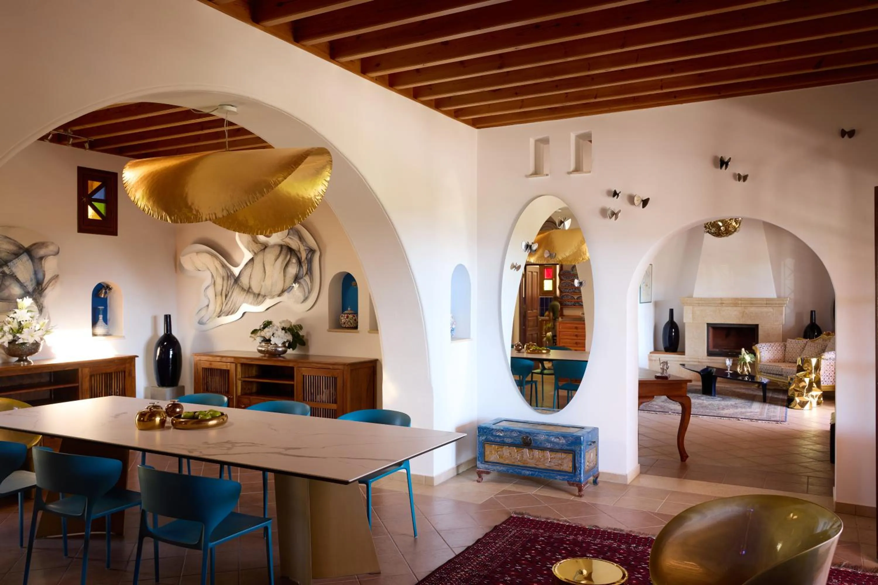 Living room in Aquagrand Artistic Luxury Beach Resort - Adults Only