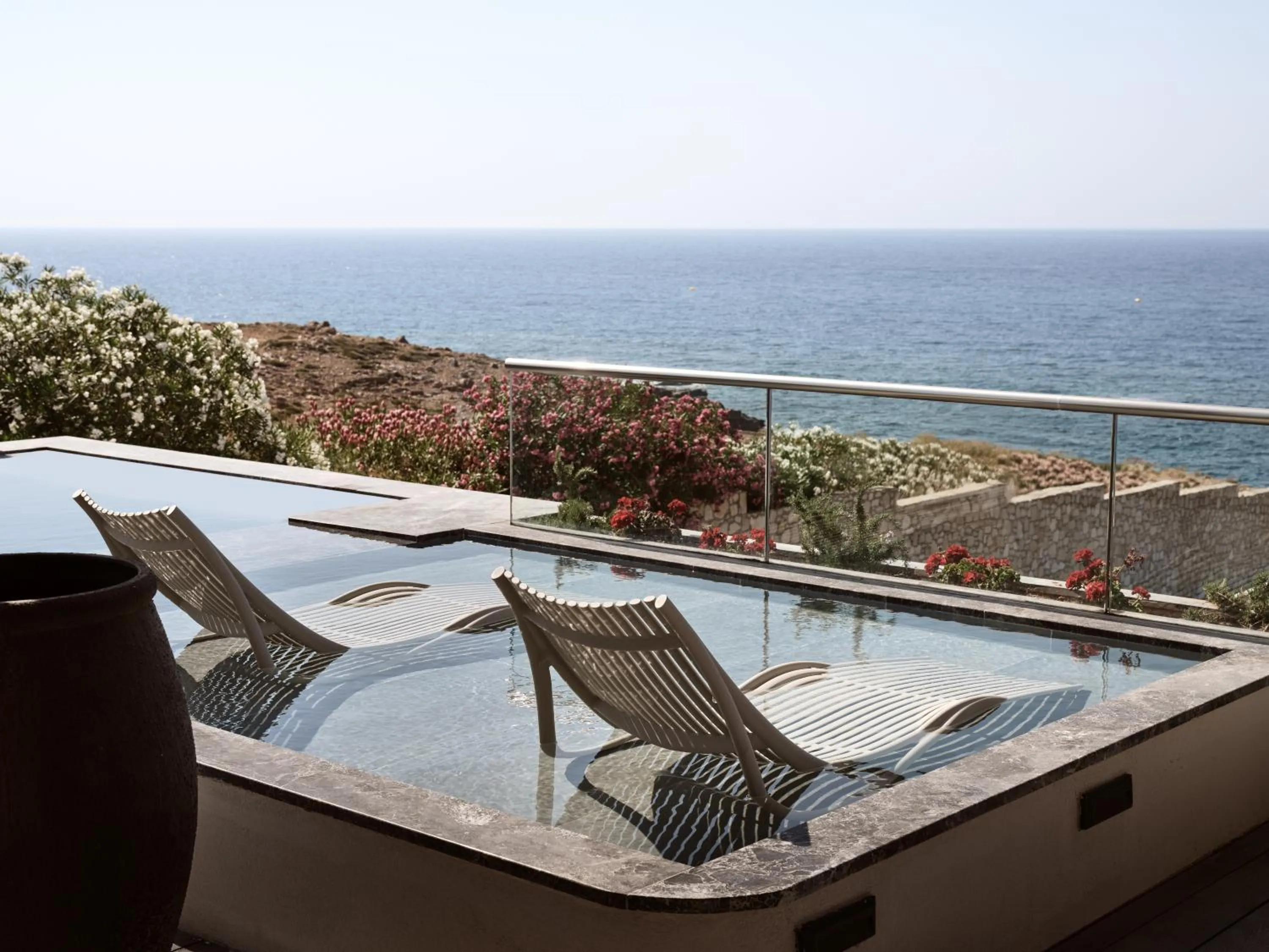 Swimming pool in The Royal Blue a Luxury Beach Resort