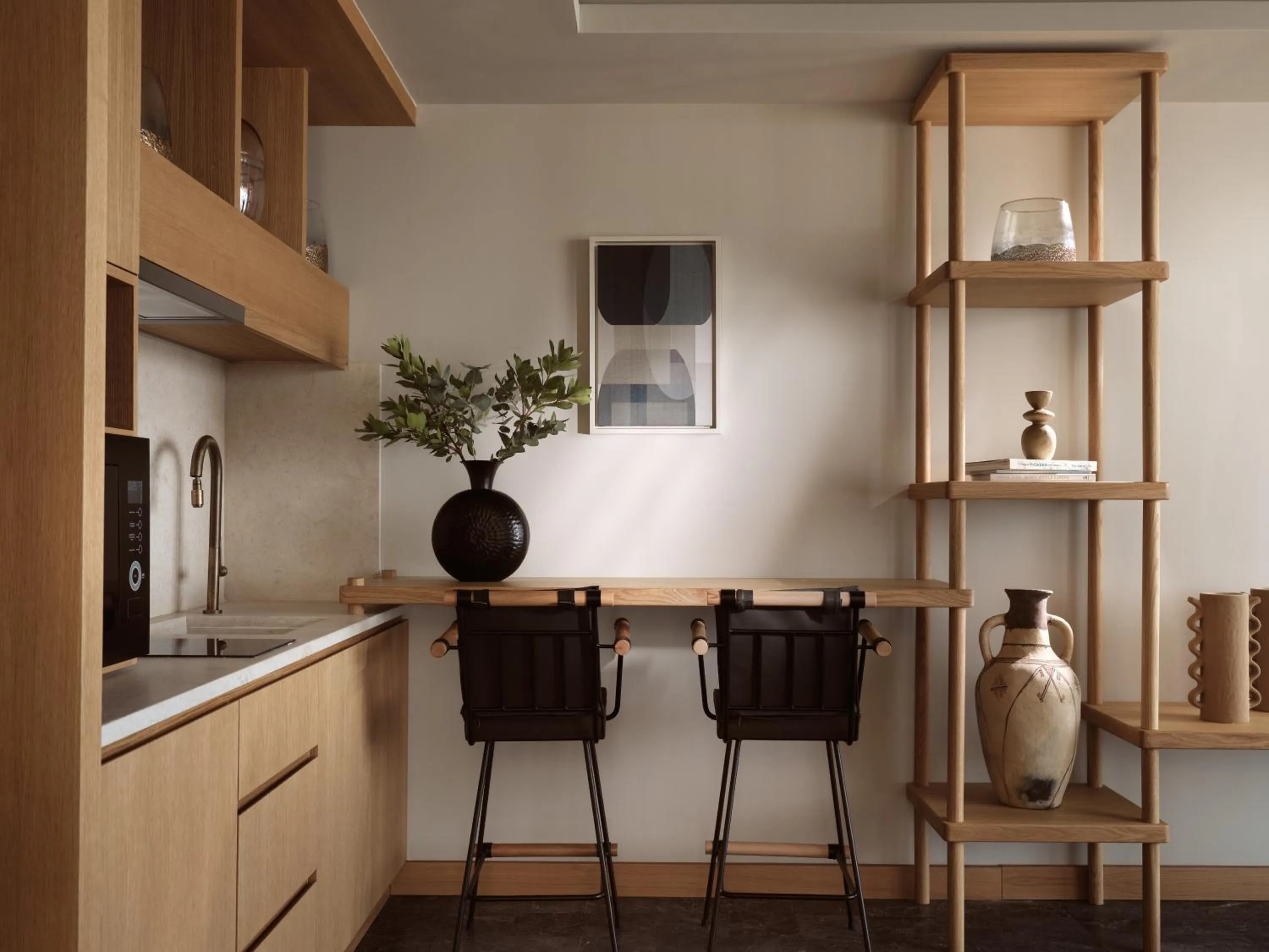 Kitchen or kitchenette in The Royal Blue a Luxury Beach Resort