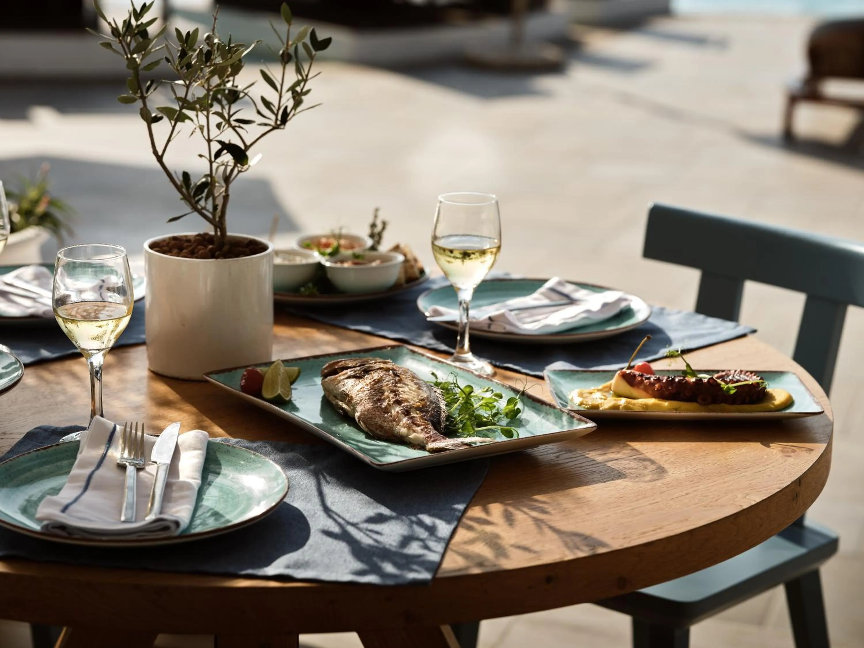 Restaurant/places to eat in The Royal Blue a Luxury Beach Resort