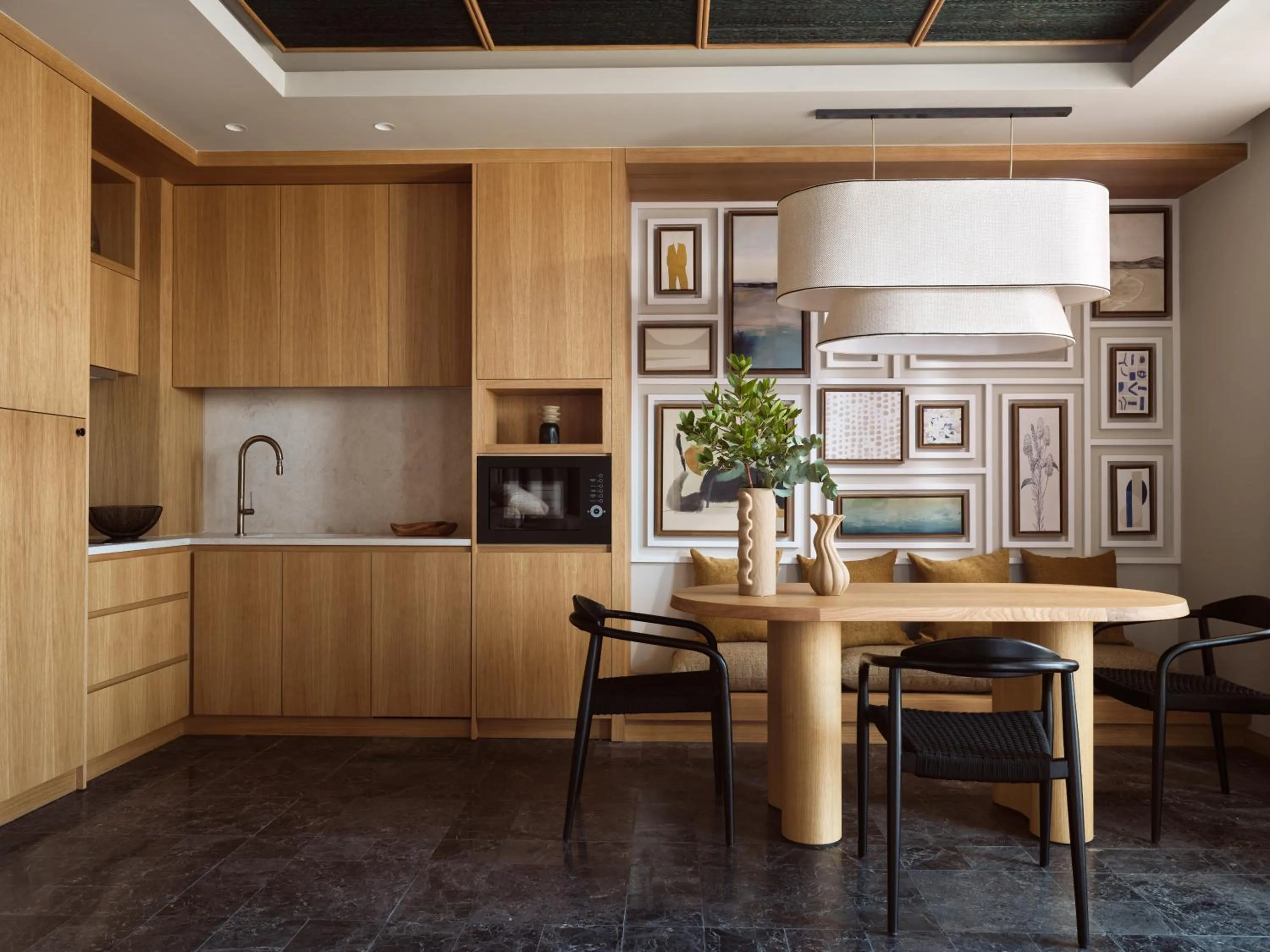 Kitchen or kitchenette in The Royal Blue a Luxury Beach Resort