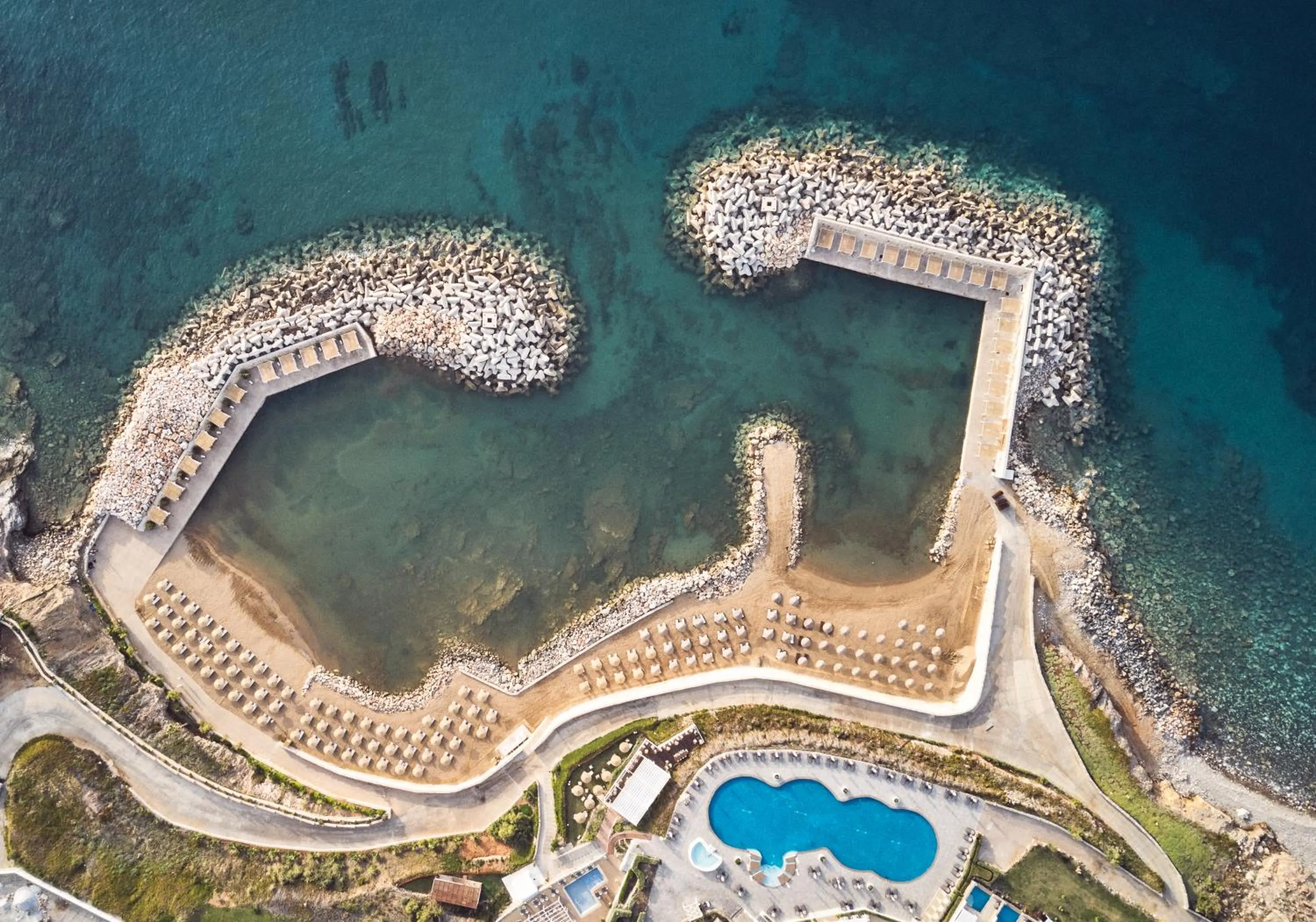 Beach in The Royal Blue a Luxury Beach Resort