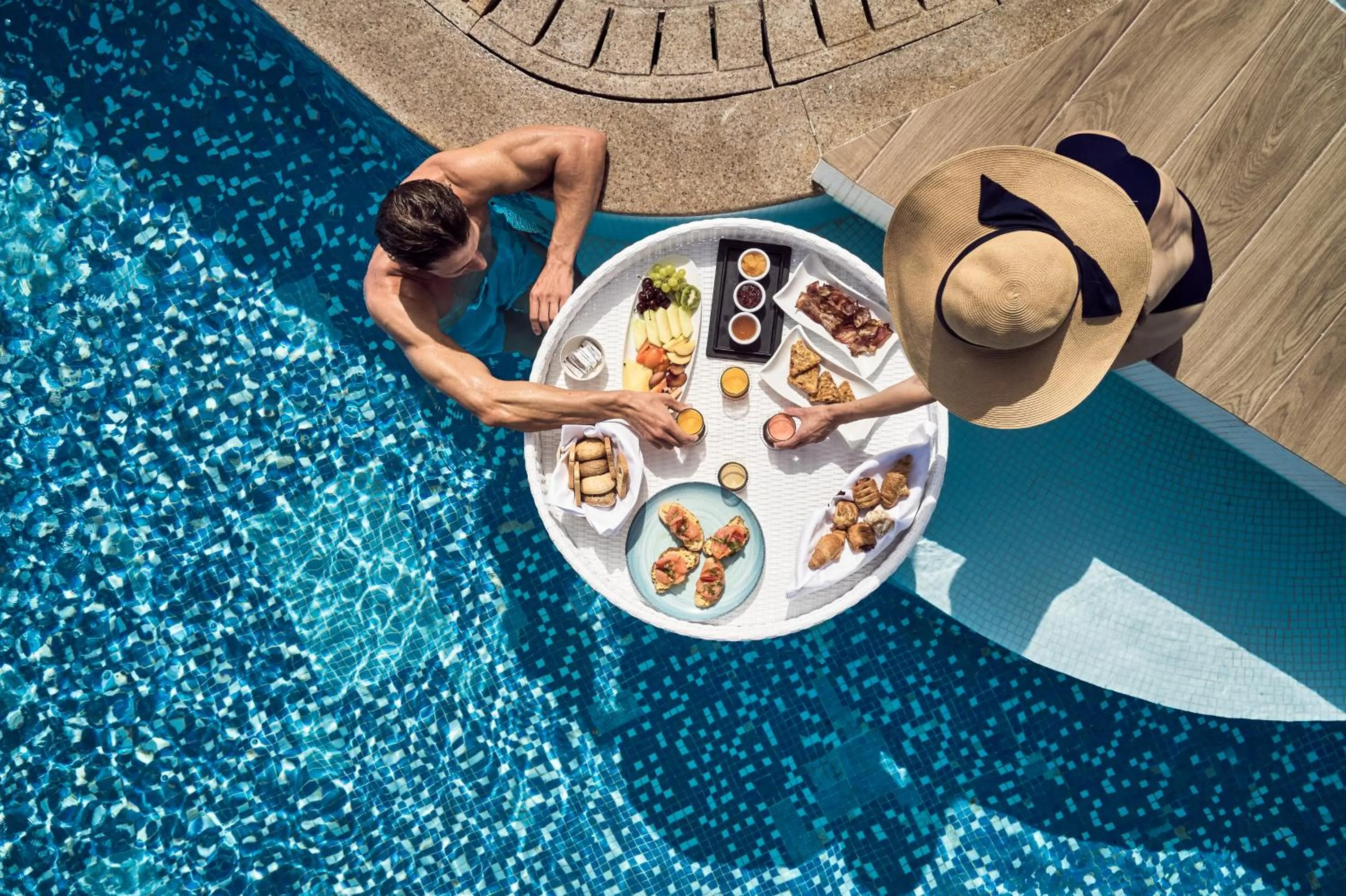 Swimming pool in The Royal Blue a Luxury Beach Resort