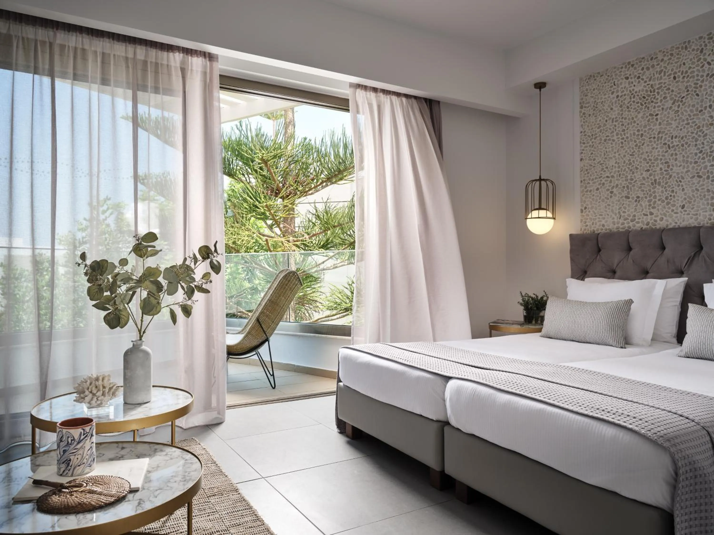 Bedroom, Bed in The Royal Blue a Luxury Beach Resort