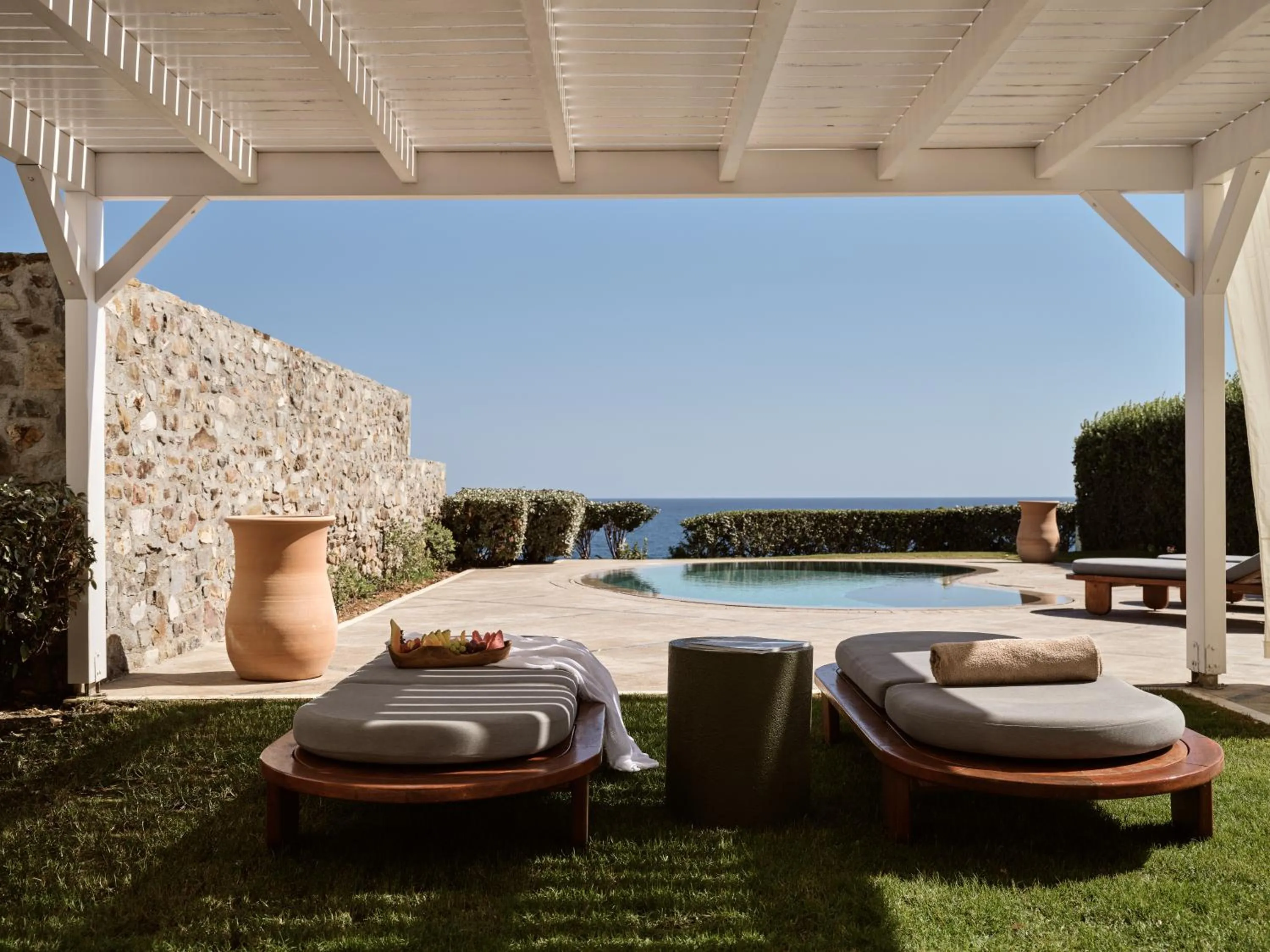 Swimming pool in The Royal Blue a Luxury Beach Resort