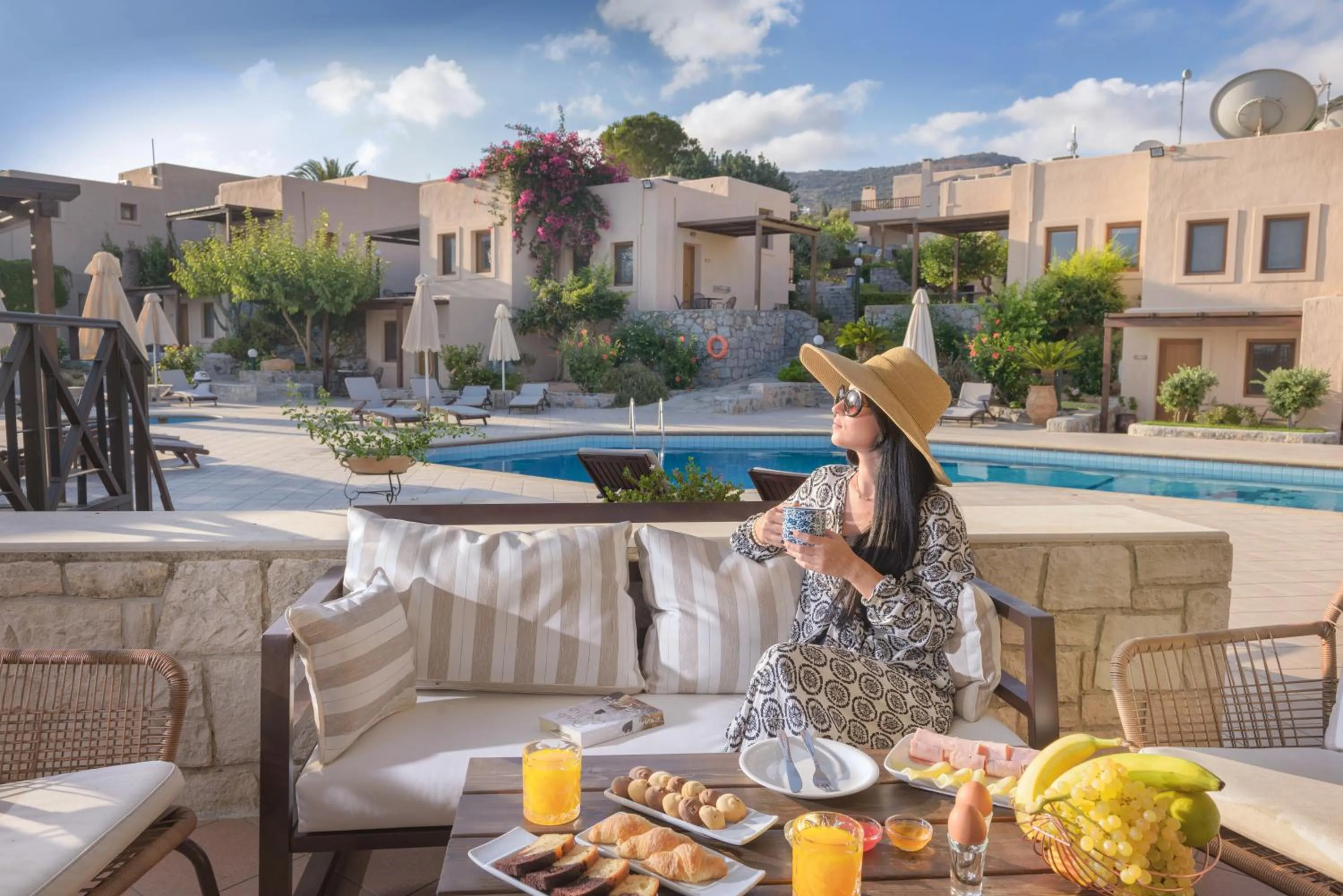 Swimming pool in Ida Village