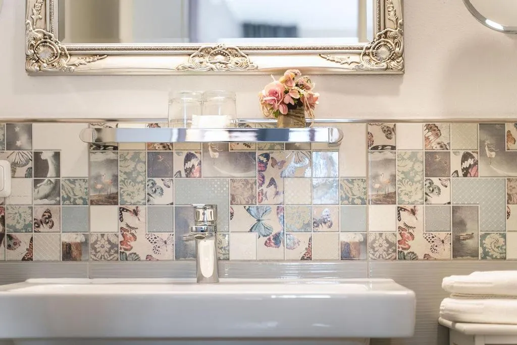 Bathroom in Pirnscher Hof - Hotel Garni