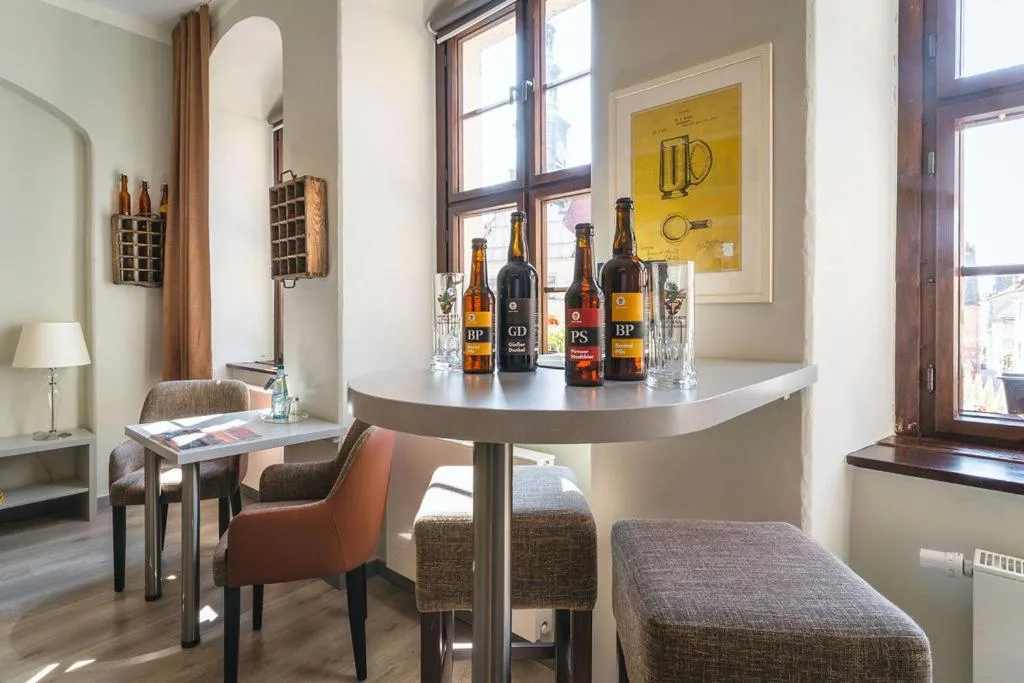 Decorative detail in Pirnscher Hof - Hotel Garni