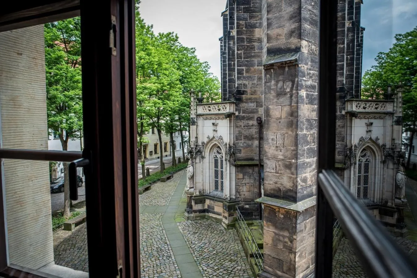 City view in Pirnscher Hof - Hotel Garni
