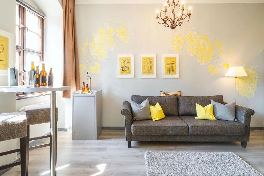 Decorative detail in Pirnscher Hof - Hotel Garni