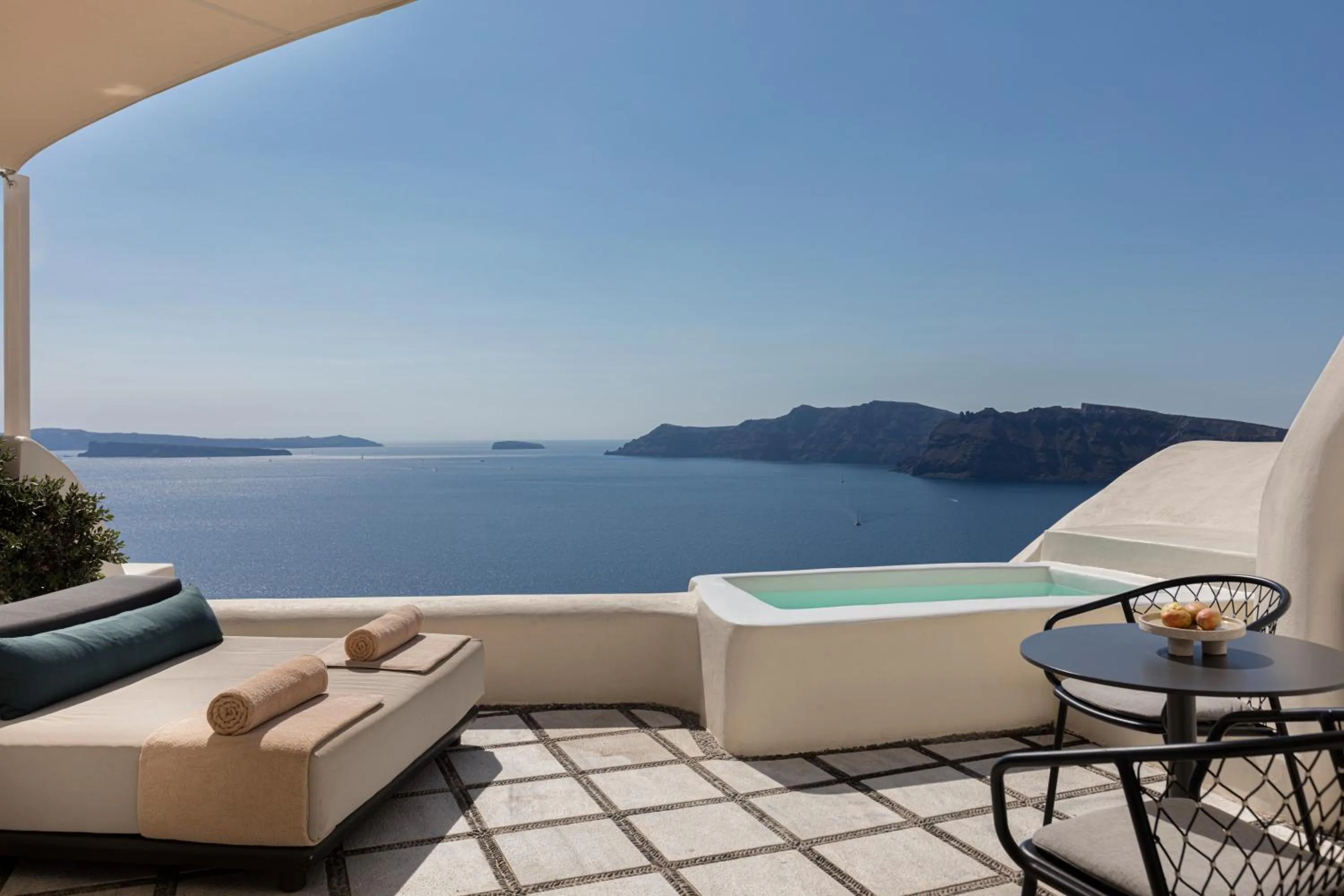 Patio in Canaves Oia Suites - Small Luxury Hotels of the World