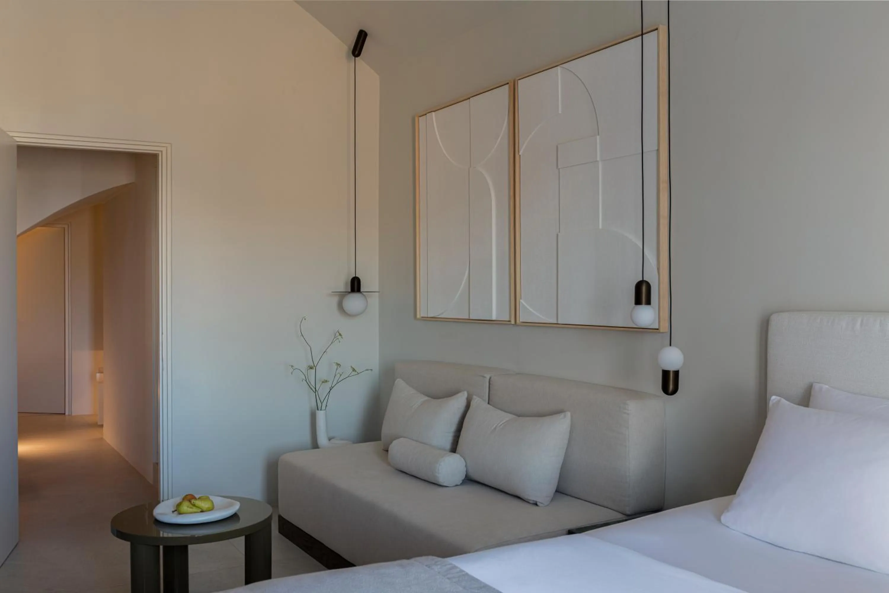 Bed in Canaves Oia Suites - Small Luxury Hotels of the World