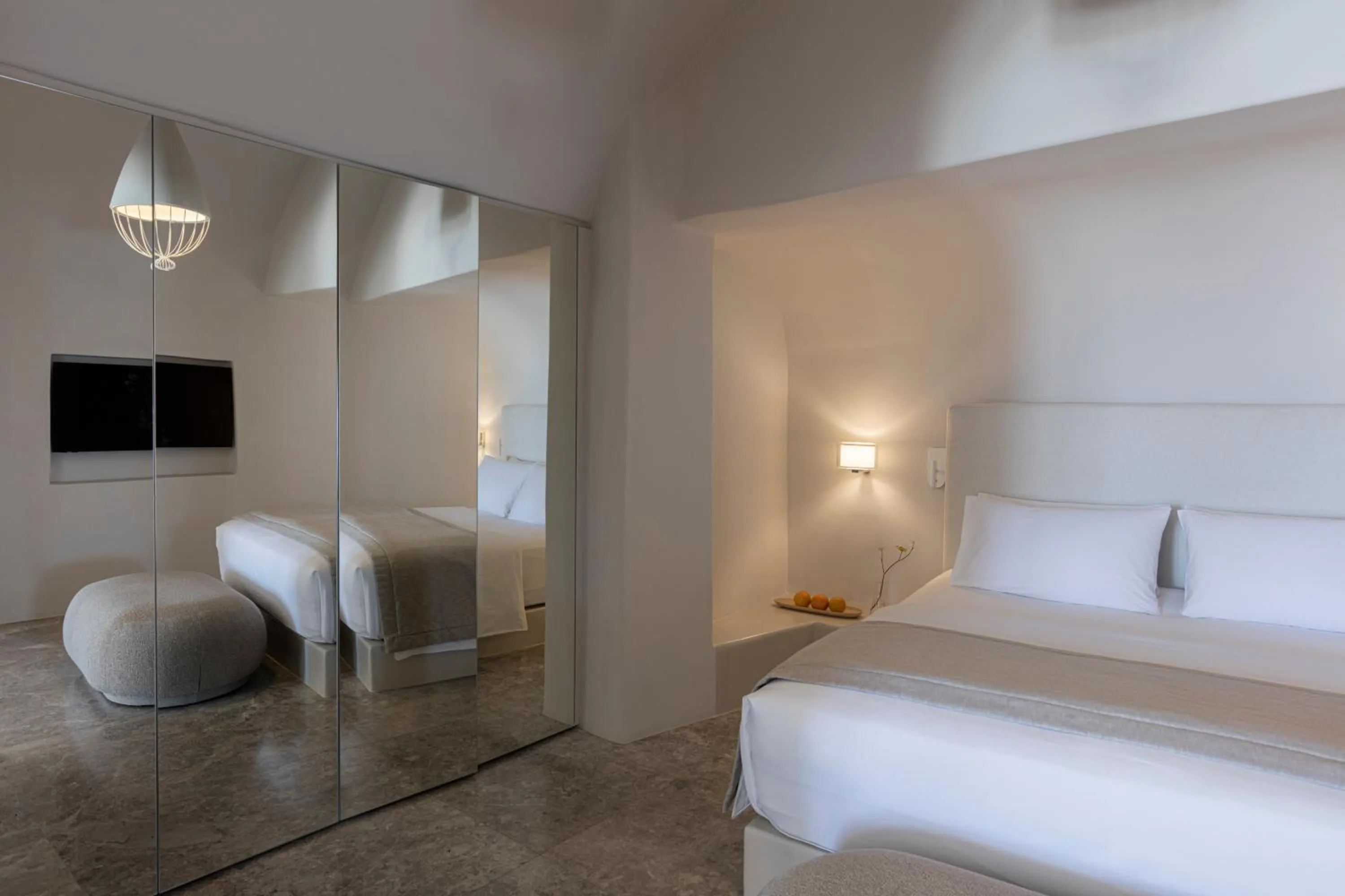 Bed in Canaves Oia Suites - Small Luxury Hotels of the World
