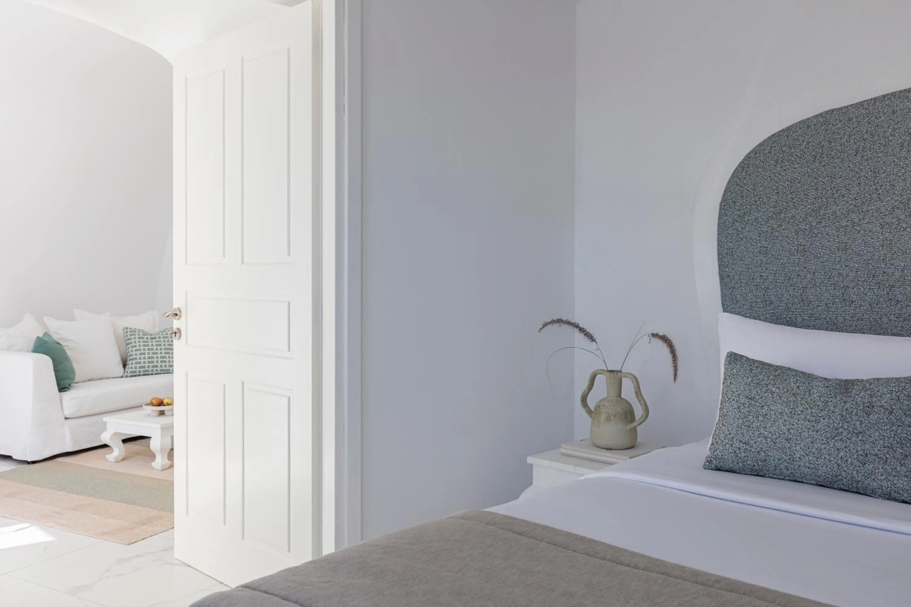 Bed in Canaves Oia Suites - Small Luxury Hotels of the World