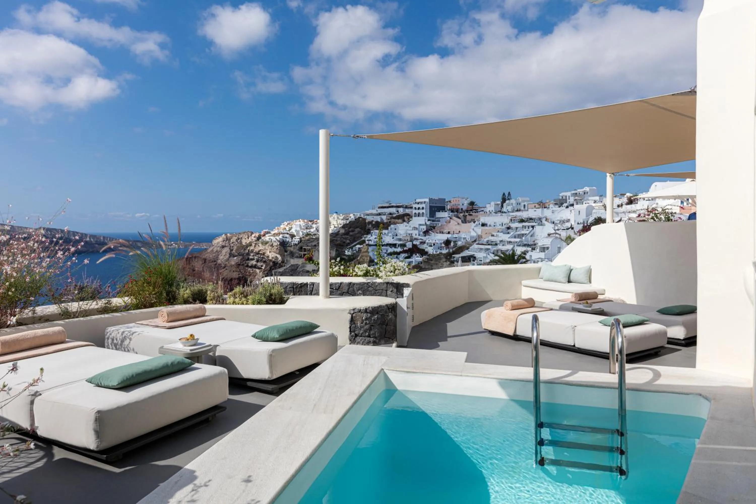 Patio in Canaves Oia Suites - Small Luxury Hotels of the World