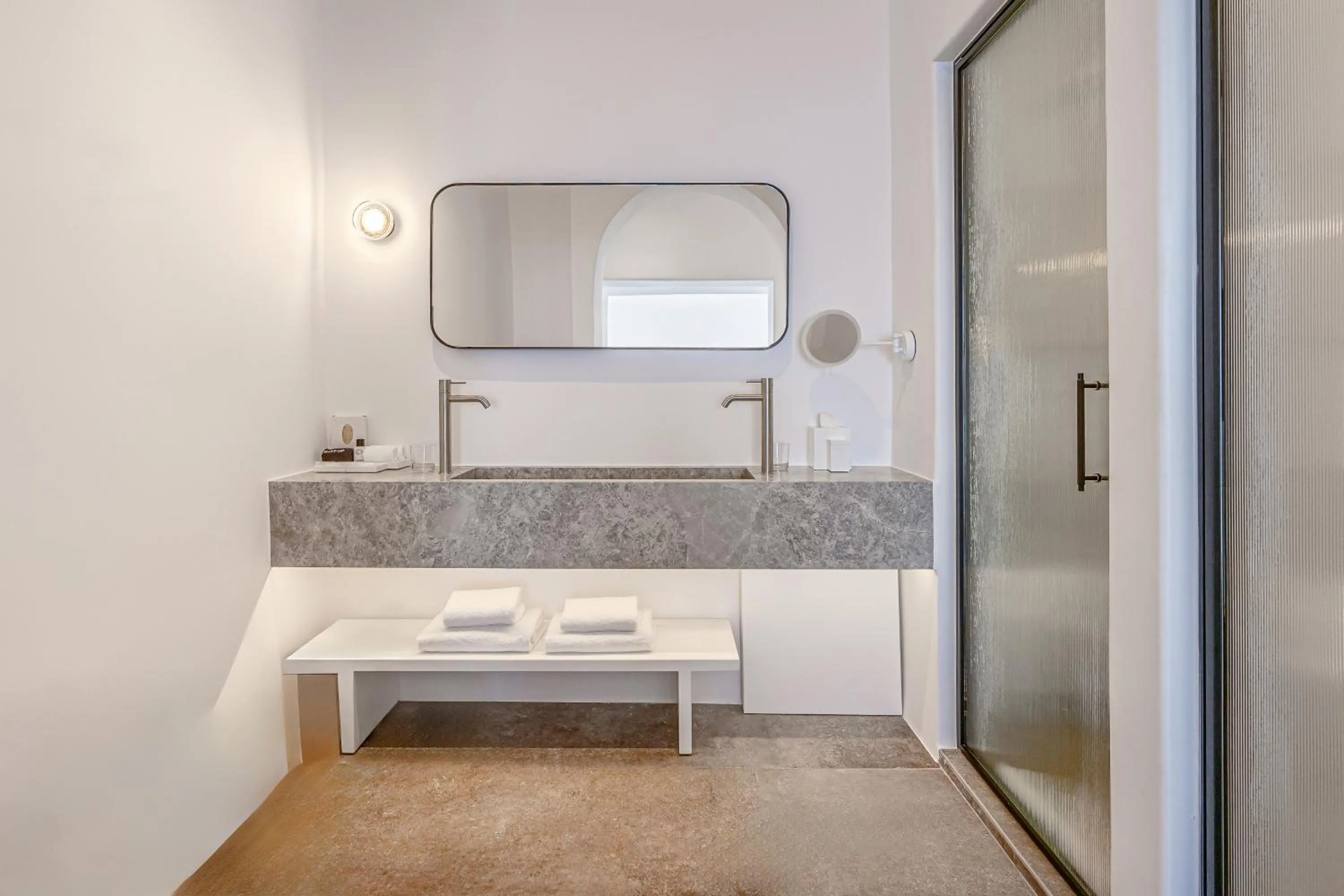 Shower in Canaves Oia Suites - Small Luxury Hotels of the World