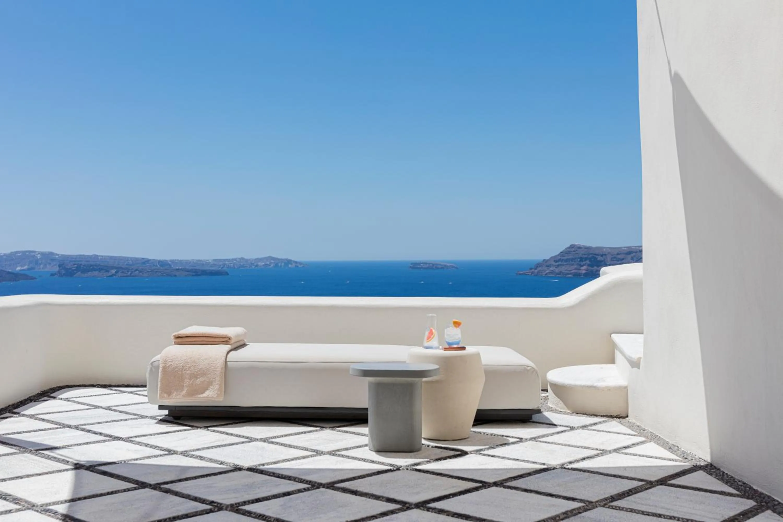 Balcony/Terrace in Canaves Oia Suites - Small Luxury Hotels of the World