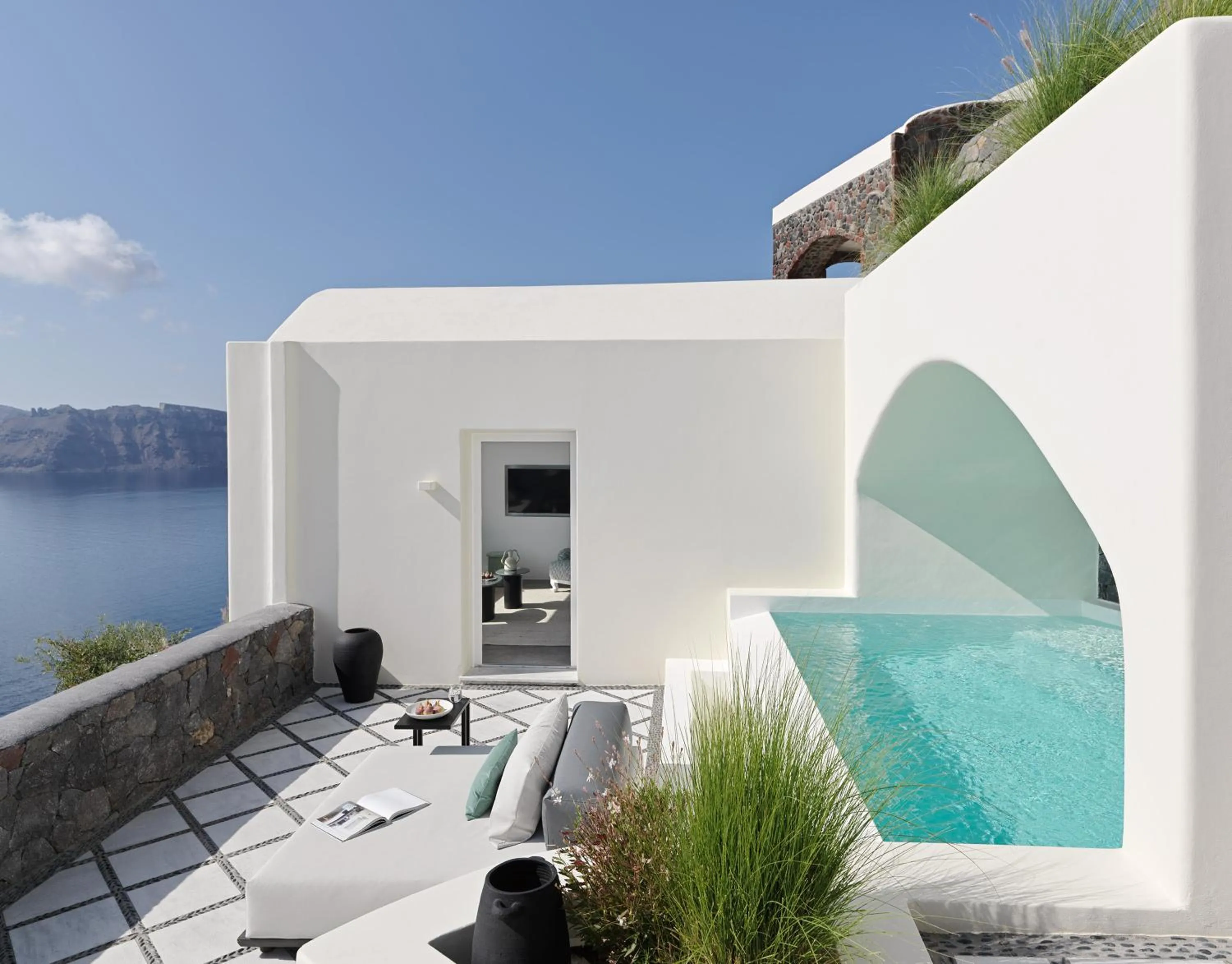 Patio in Canaves Oia Suites - Small Luxury Hotels of the World
