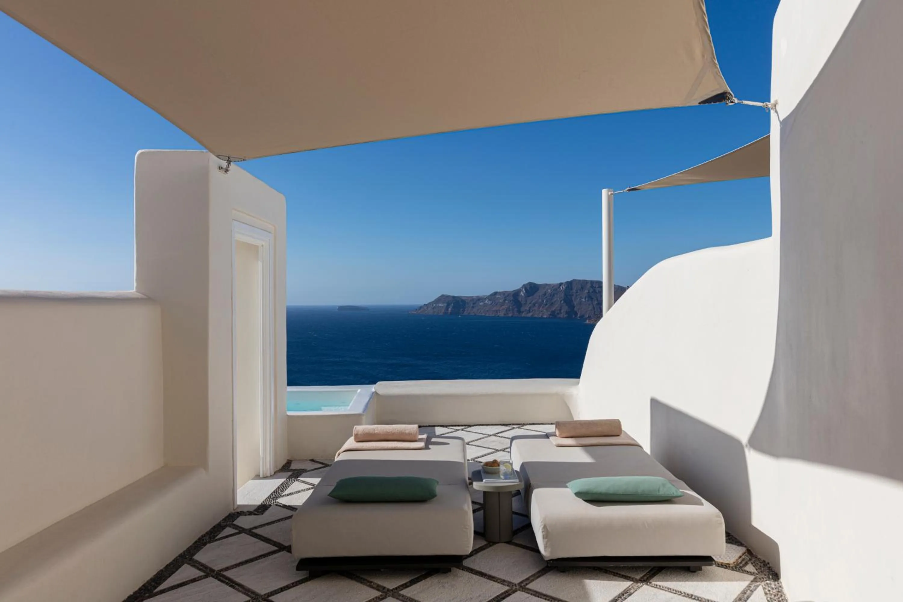 Patio in Canaves Oia Suites - Small Luxury Hotels of the World