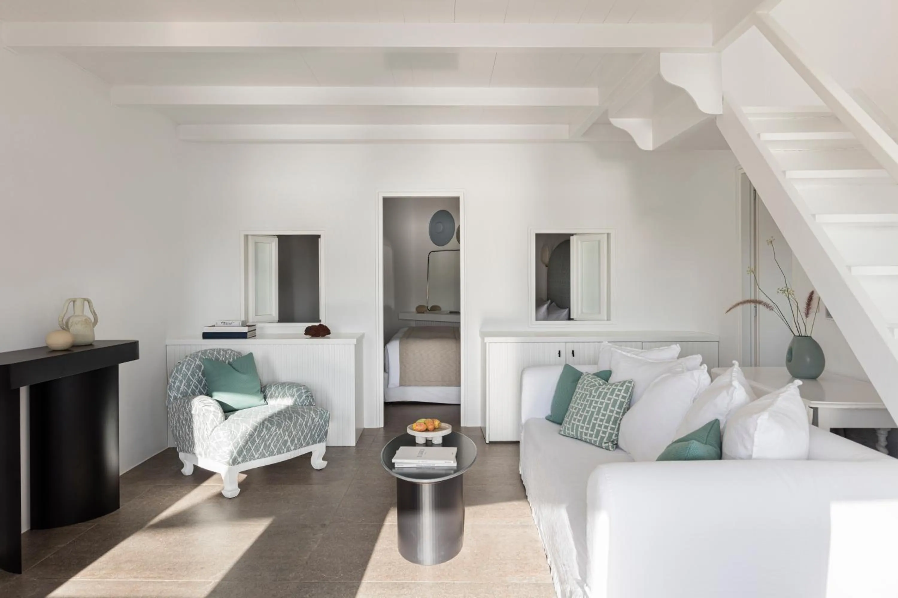 Decorative detail, Bed in Canaves Oia Suites - Small Luxury Hotels of the World