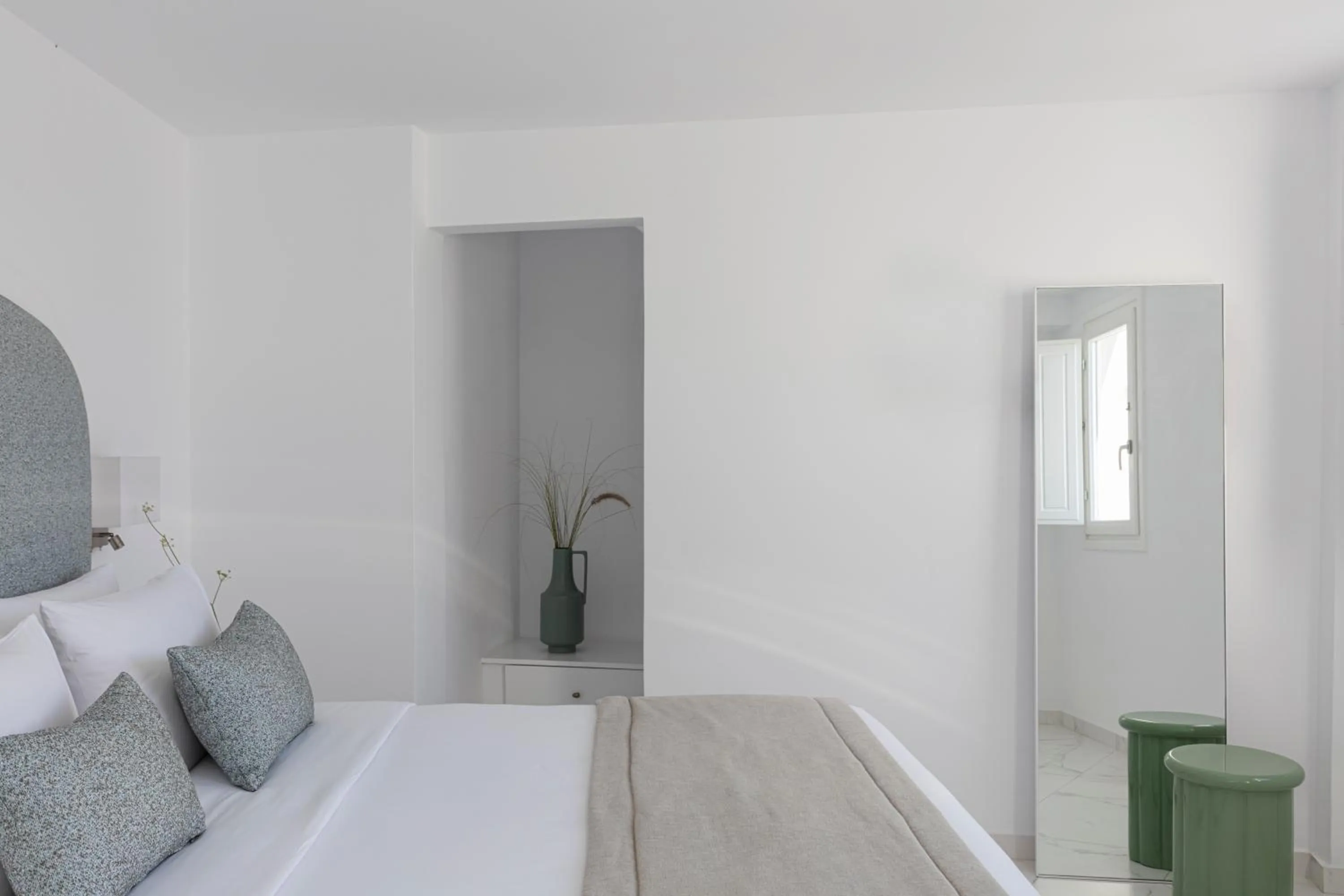 Bed in Canaves Oia Suites - Small Luxury Hotels of the World