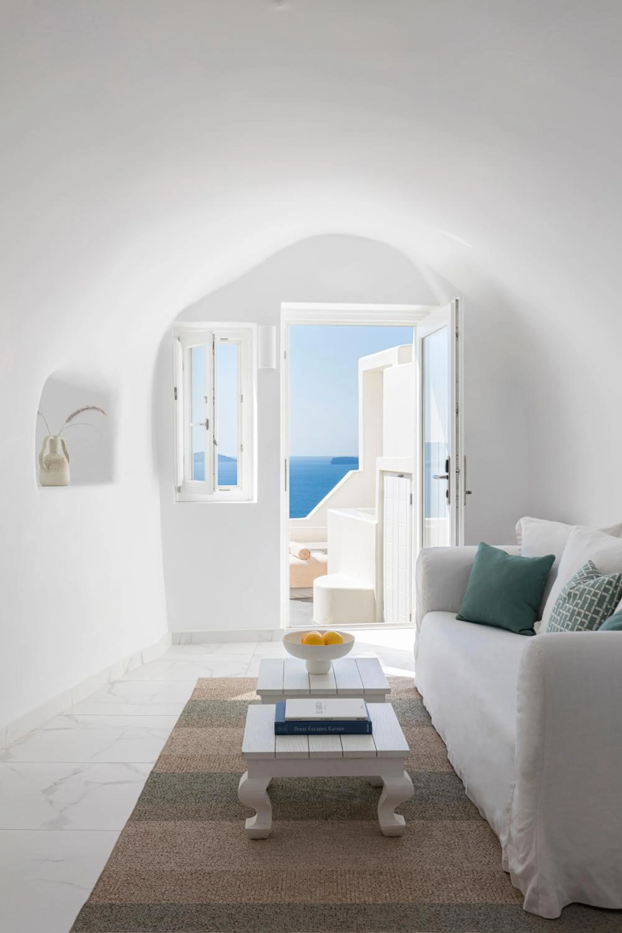 Decorative detail, Bed in Canaves Oia Suites - Small Luxury Hotels of the World