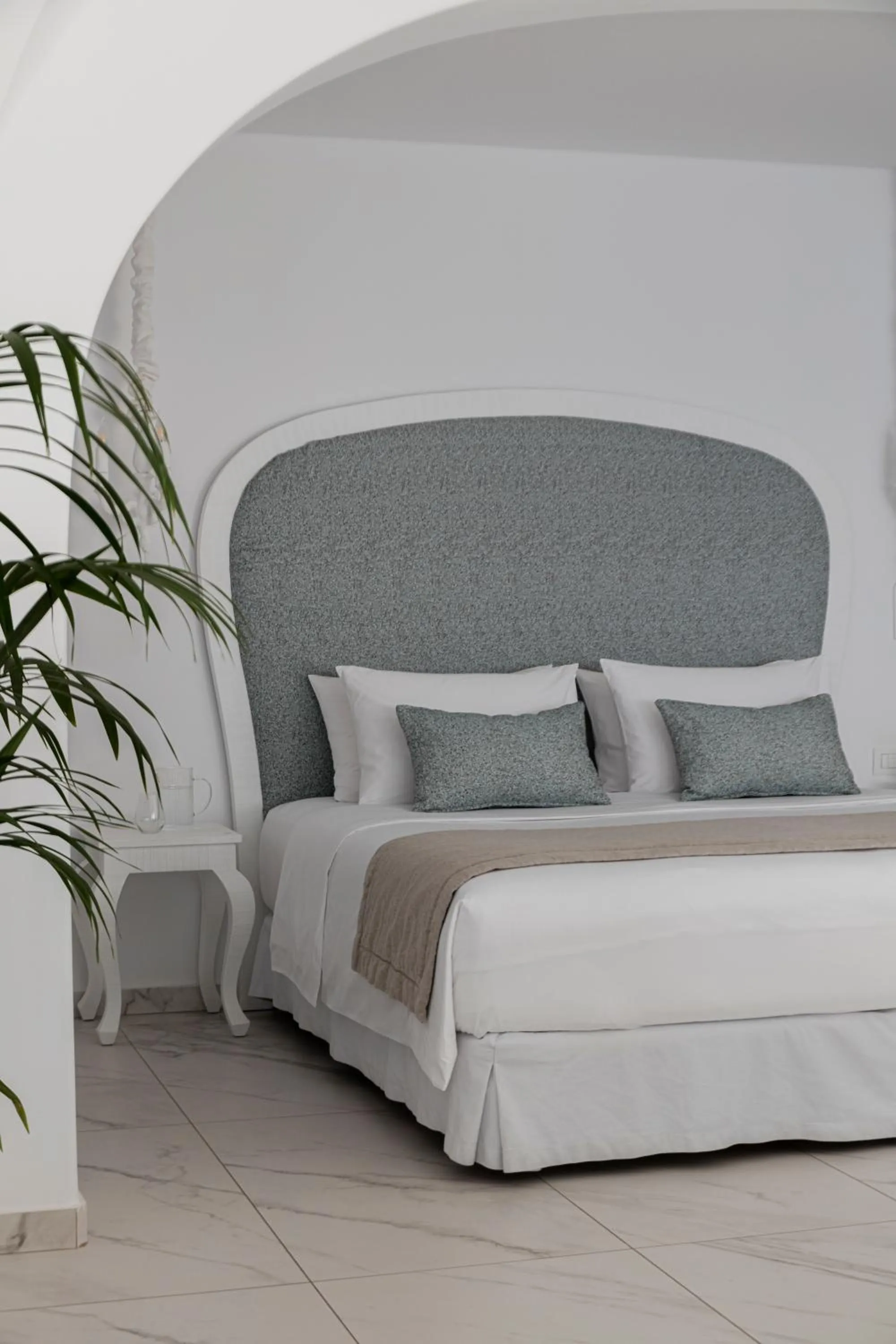 Bed in Canaves Oia Suites - Small Luxury Hotels of the World