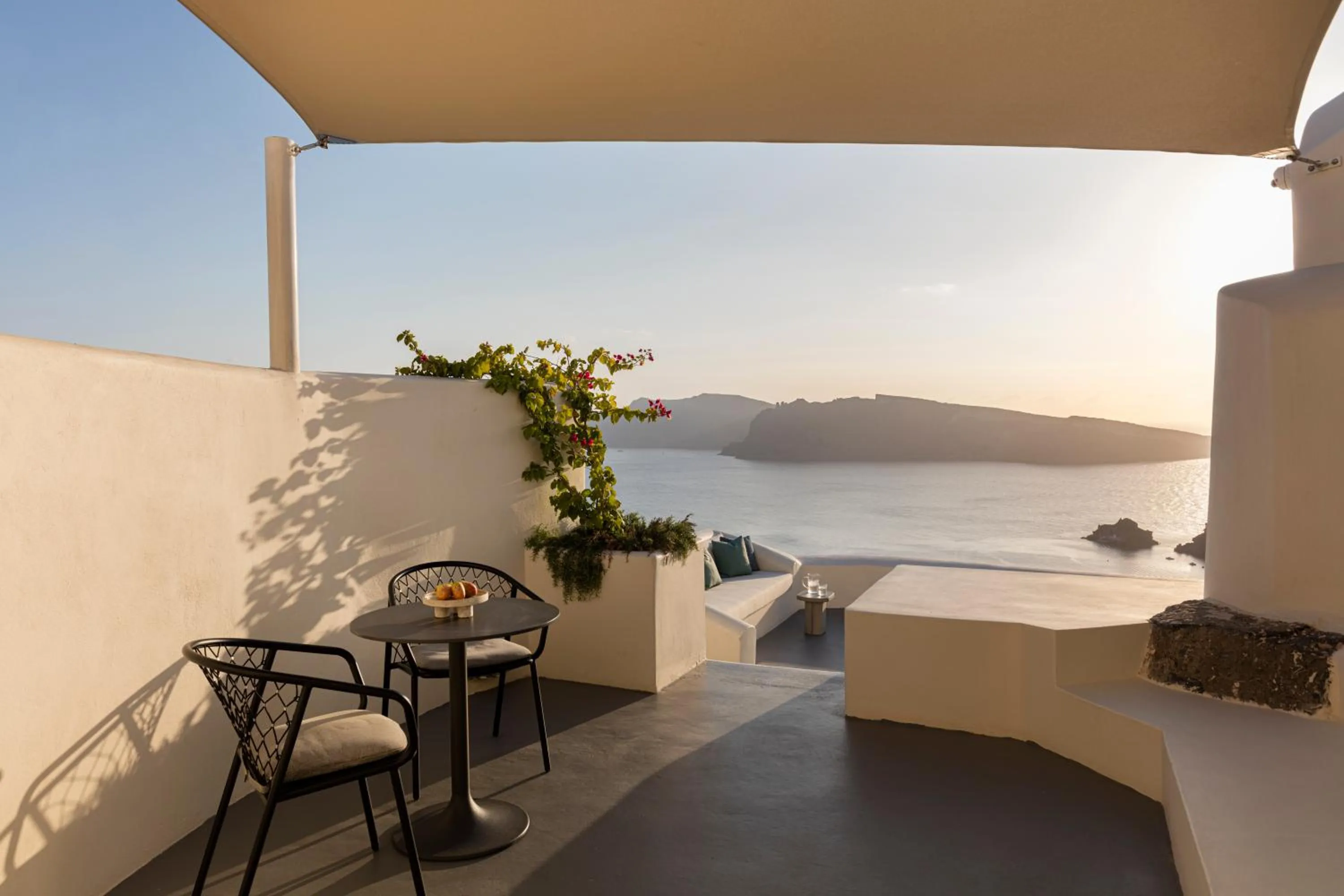 Patio in Canaves Oia Suites - Small Luxury Hotels of the World