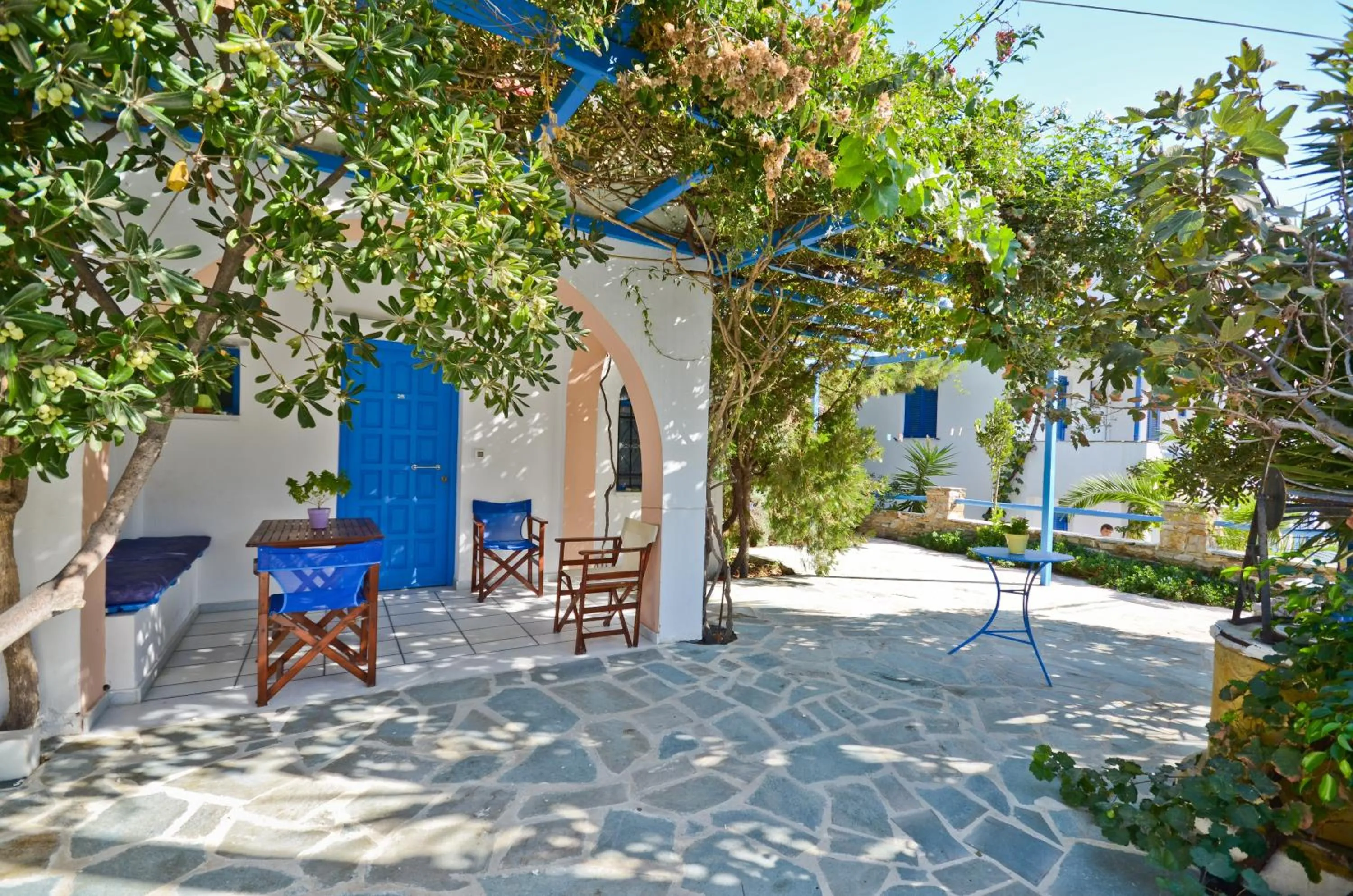 Patio in Sea View Apartments & Studios